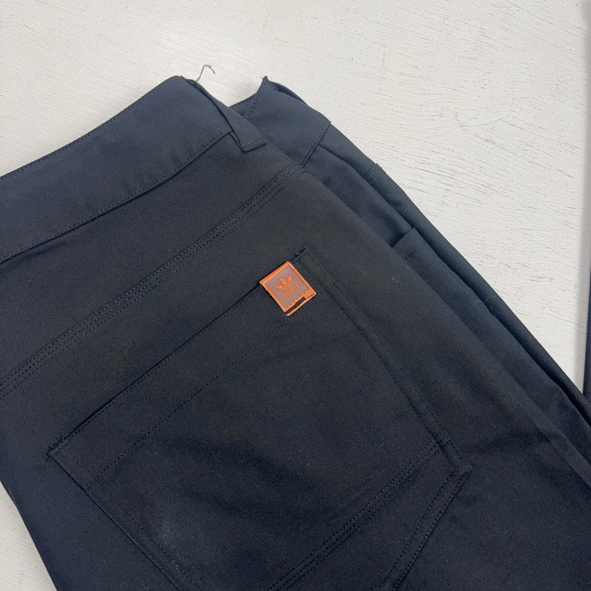 Vintage Adidas Black Trousers (34 X 32)