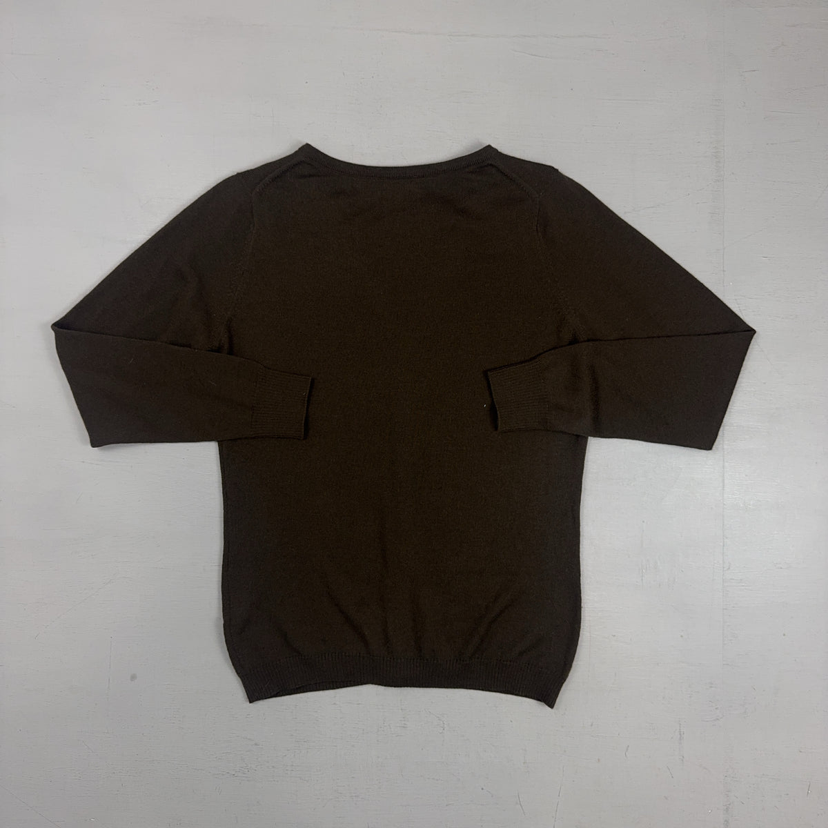 Vintage Lacoste Brown Knit Jumper Womens (M)