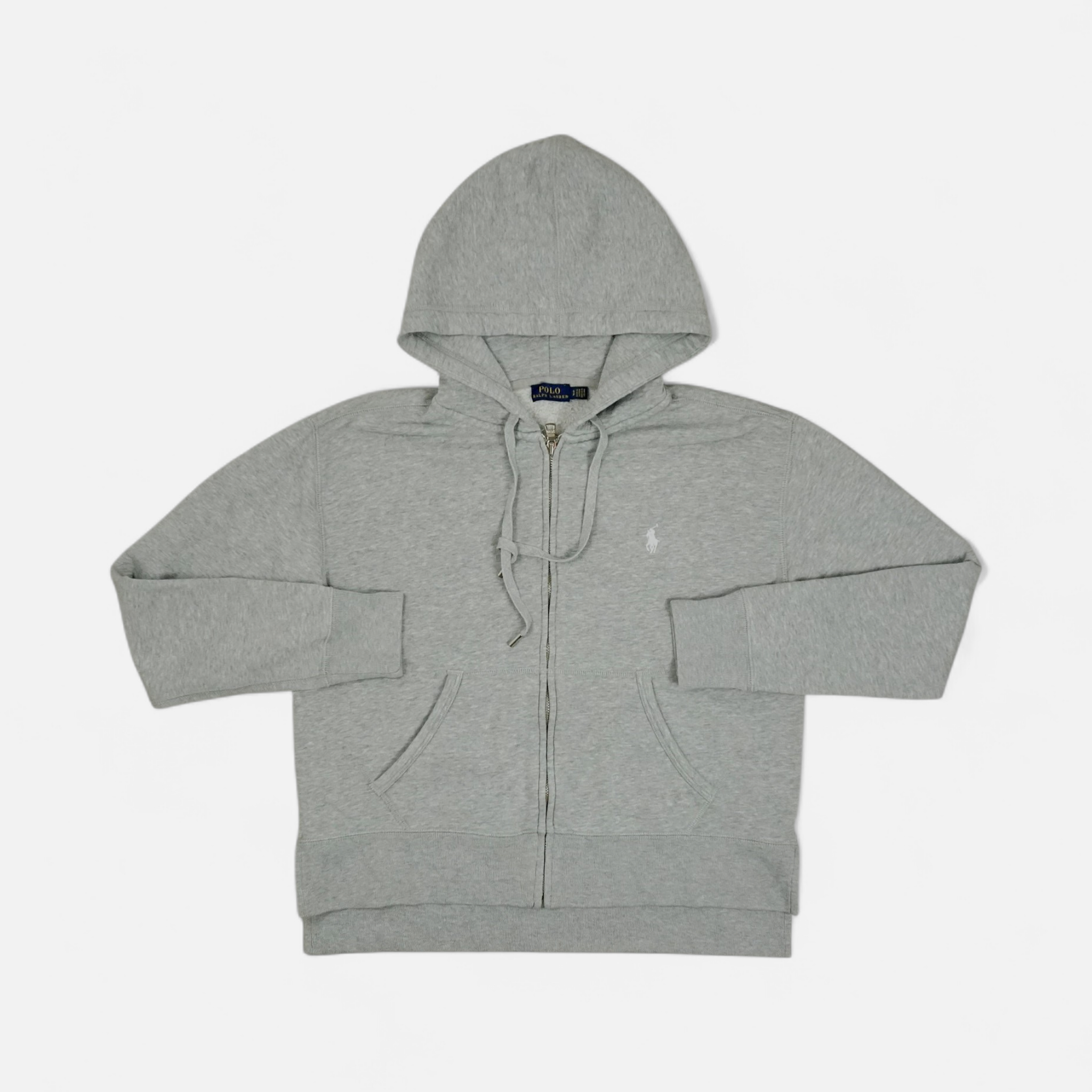 Vintage Polo Ralph Lauren Grey Hoodie Womens (S)