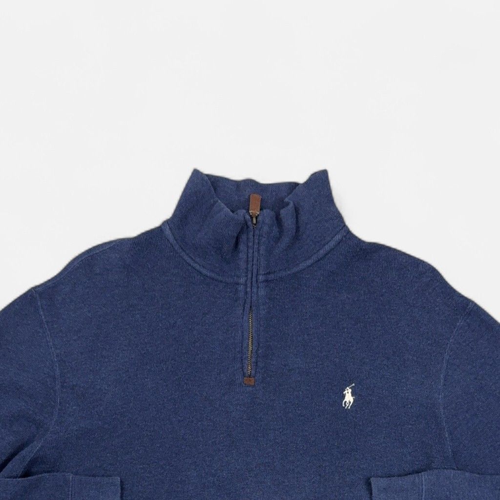 Vintage Polo Ralph Lauren Blue 1/4 Zip (L)