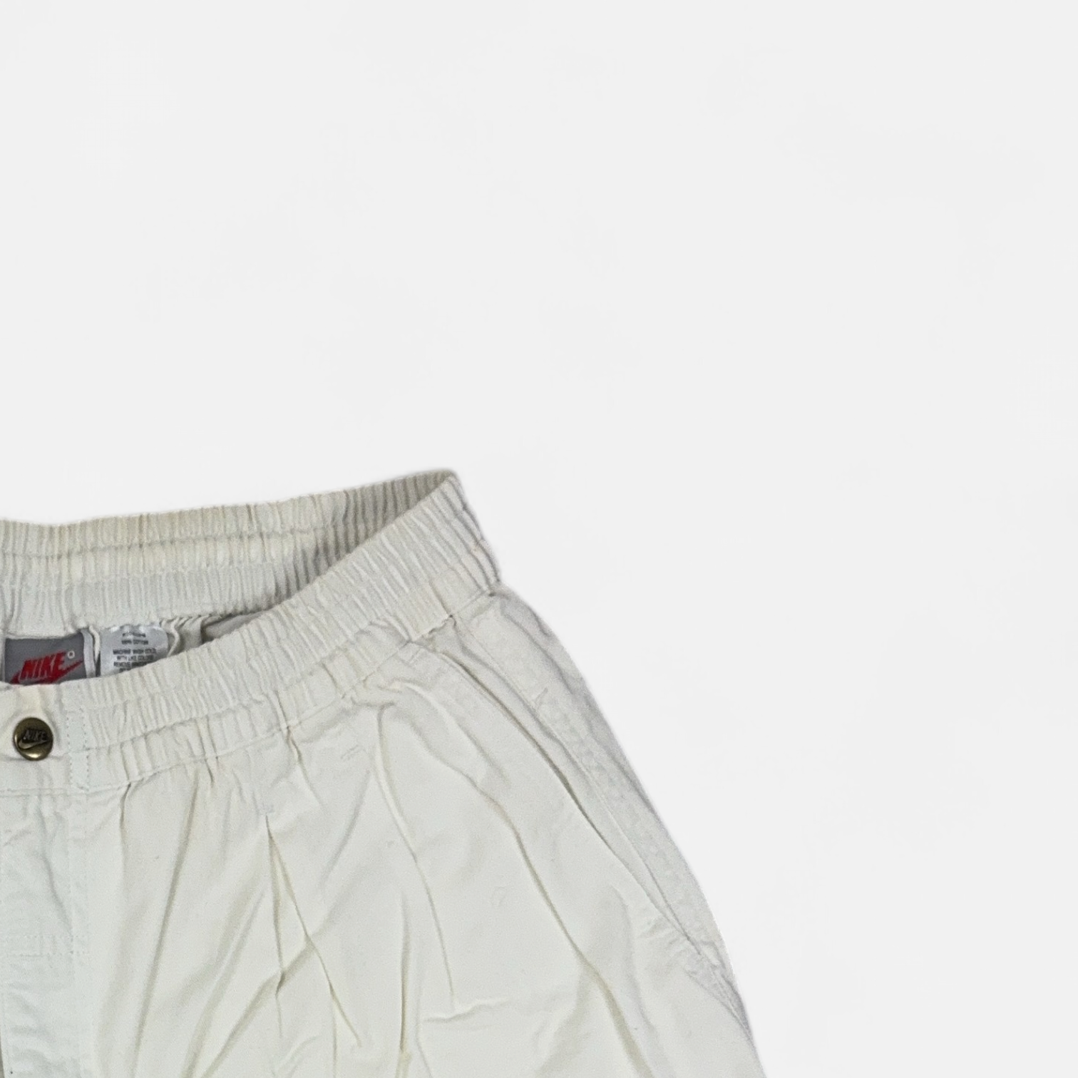 Vintage Nike White Shorts (M) detail