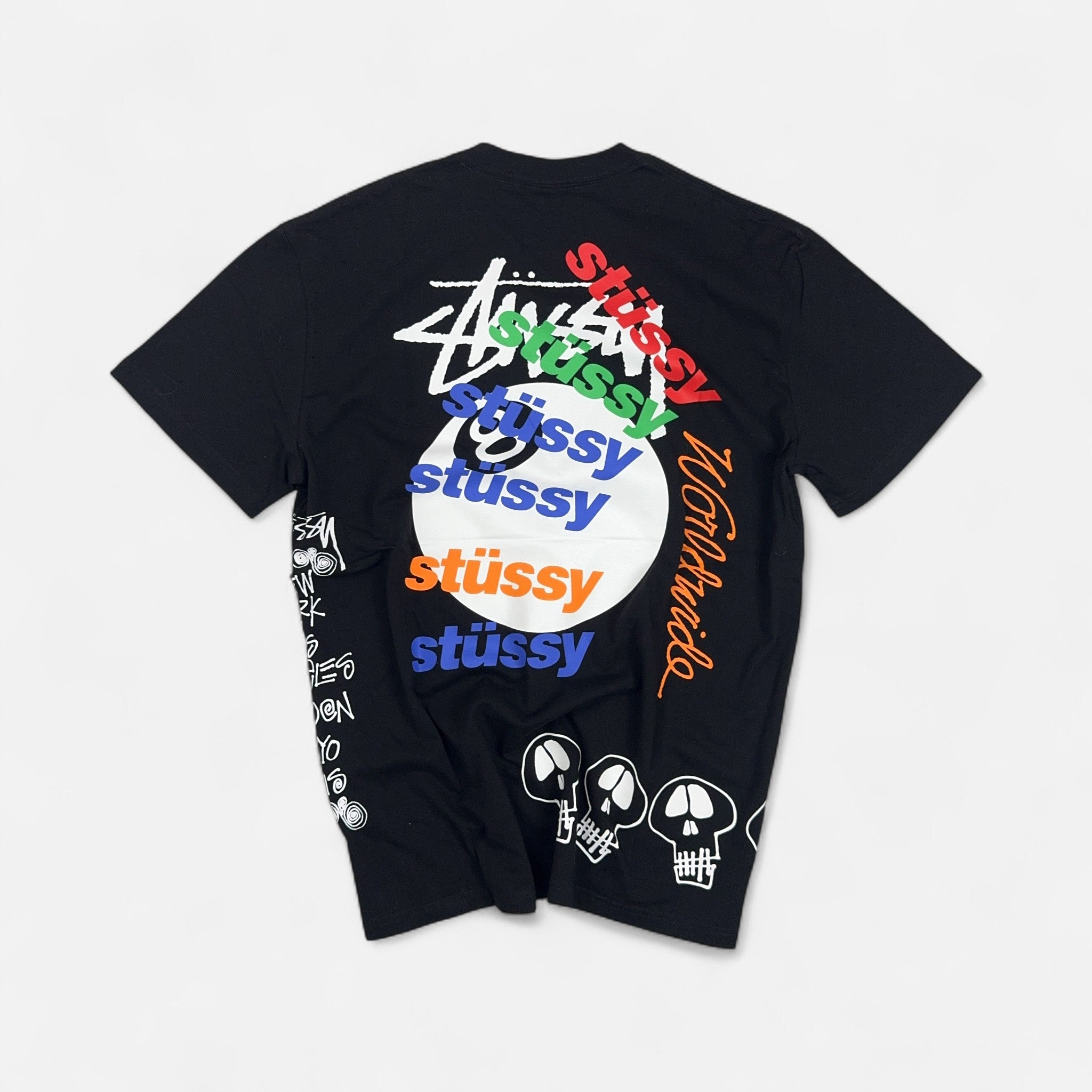 Stussy Graffiti Design Black T-shirt (XL)