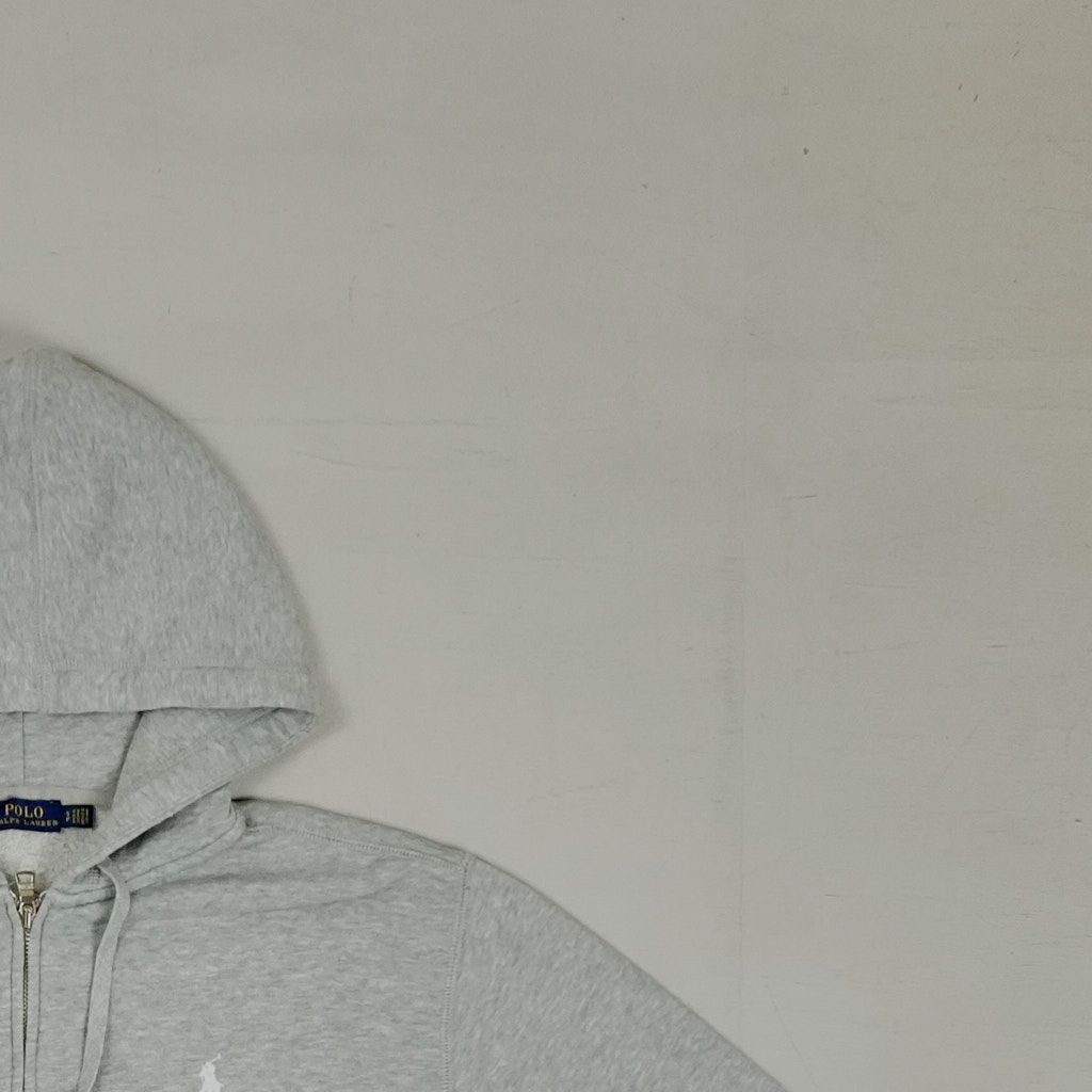 Vintage Polo Ralph Lauren Grey Hoodie Womens (S)