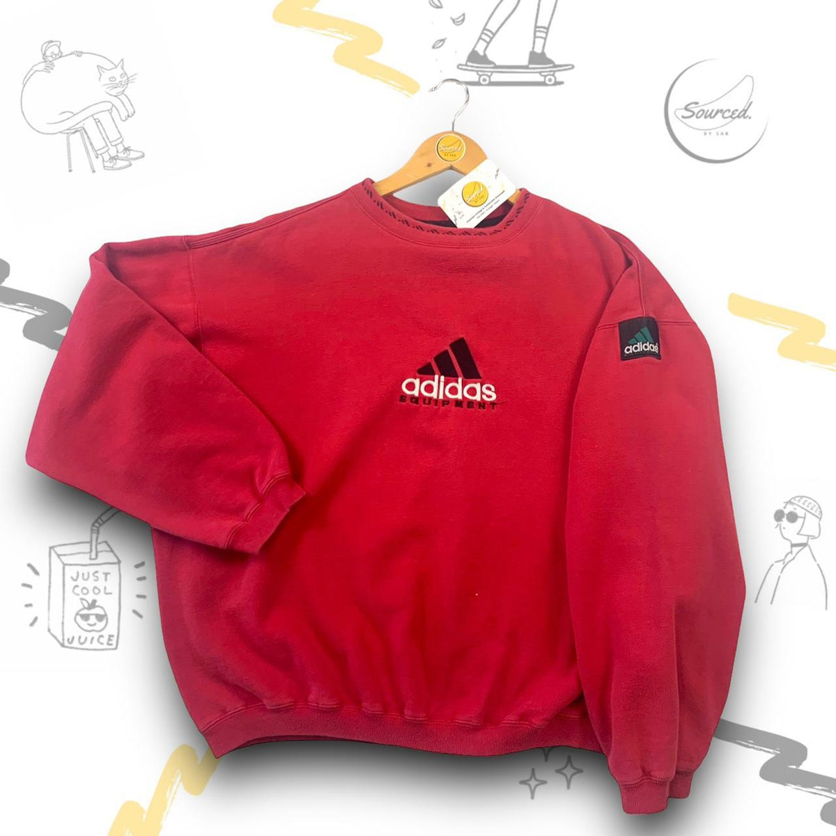 Adidas equipment red hotsell