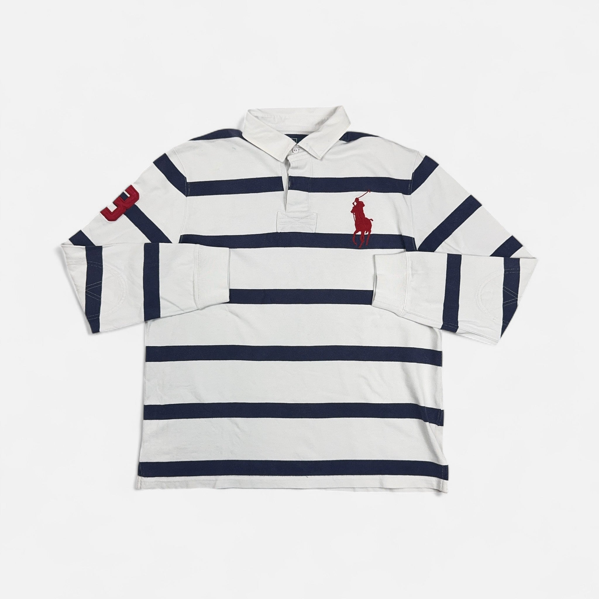 Vintage Polo Ralph Lauren White 1/4 Zip (XL)