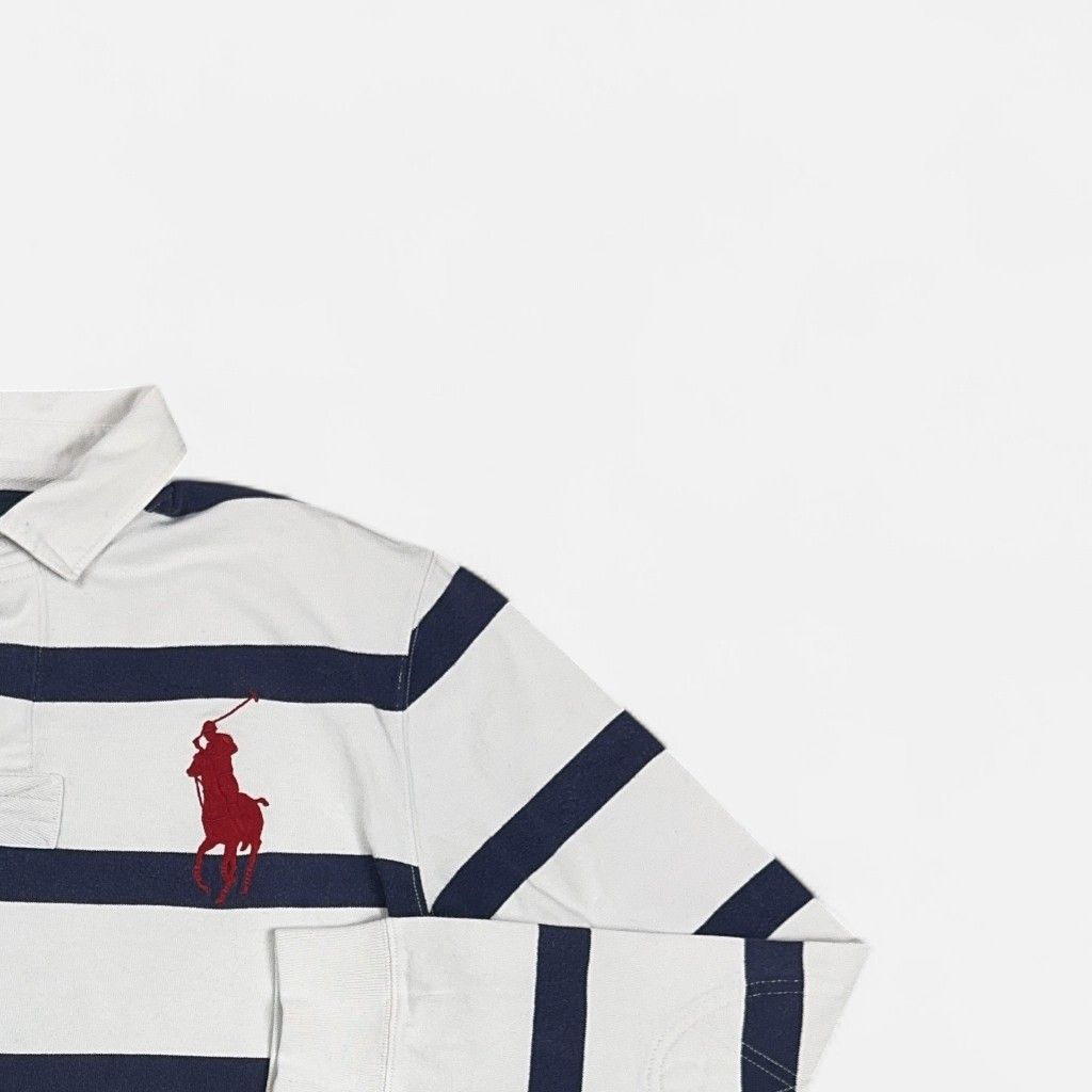 Vintage Polo Ralph Lauren White 1/4 Zip (XL)
