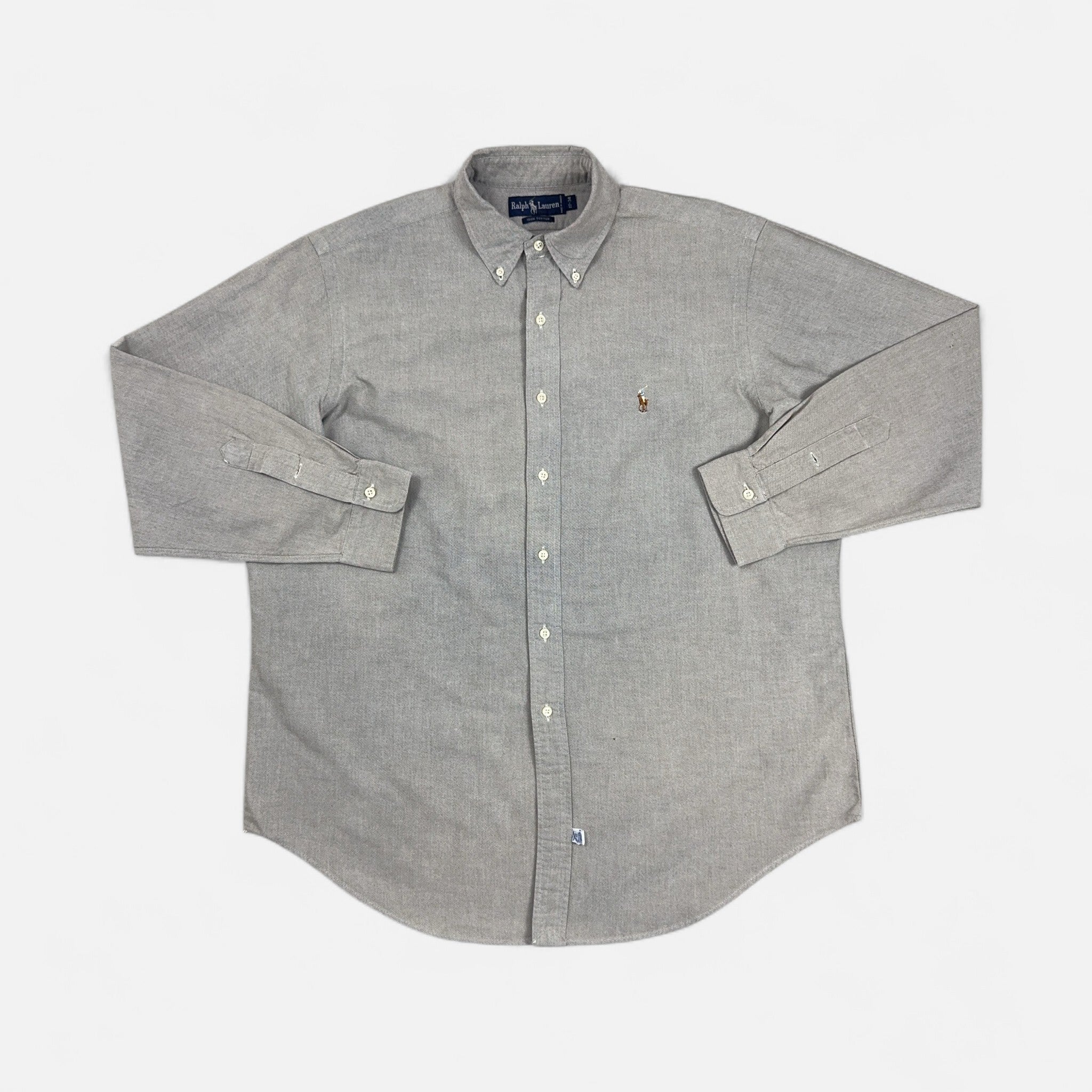 Vintage Ralph Lauren Grey Shirt (XL)