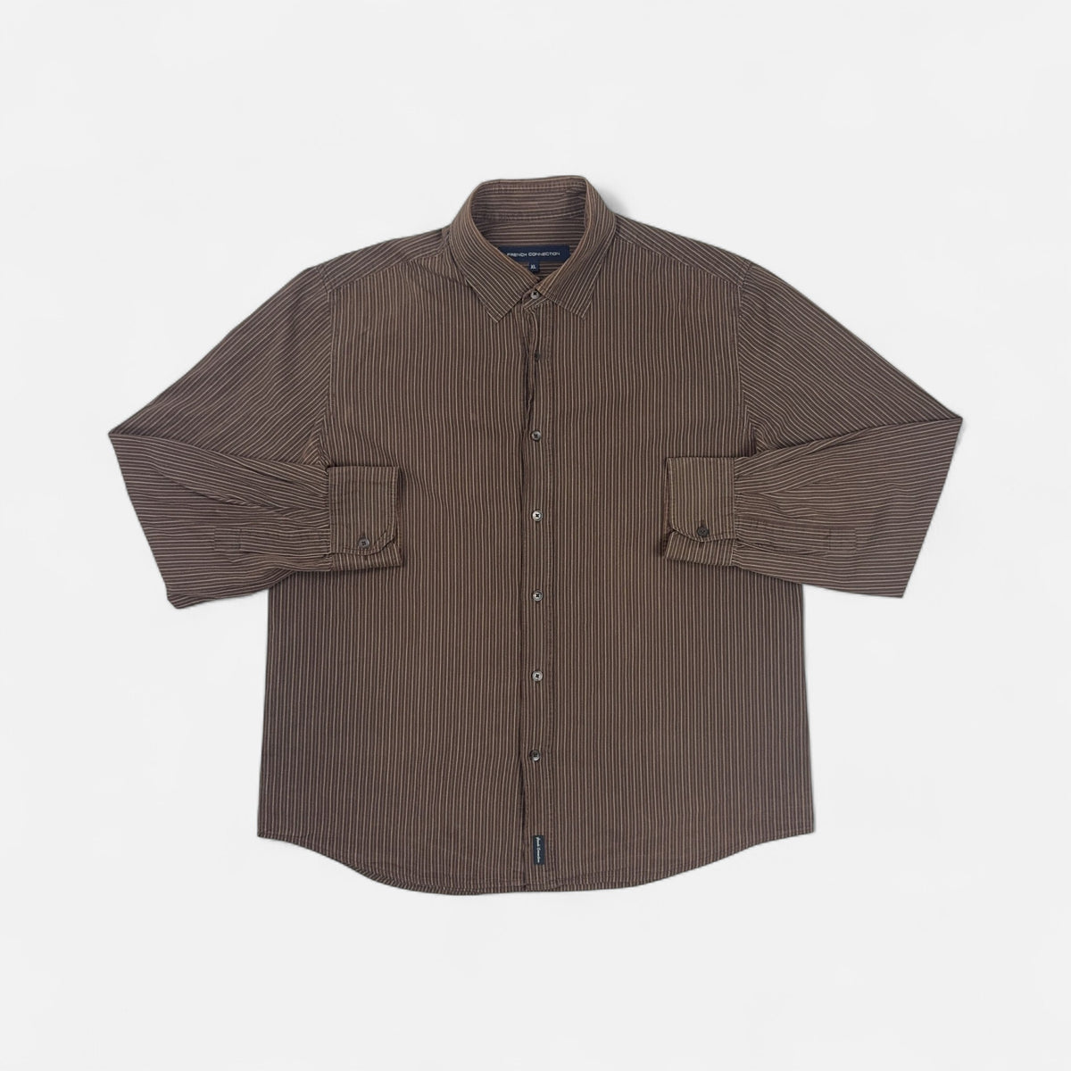 Vintage French Connection Brown Shirt (XL)
