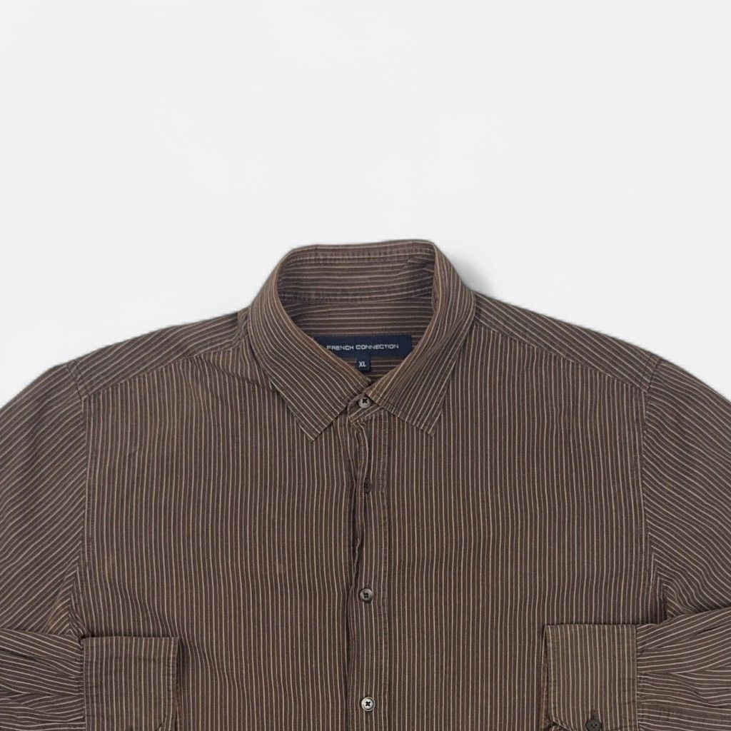 Vintage French Connection Brown Shirt (XL)