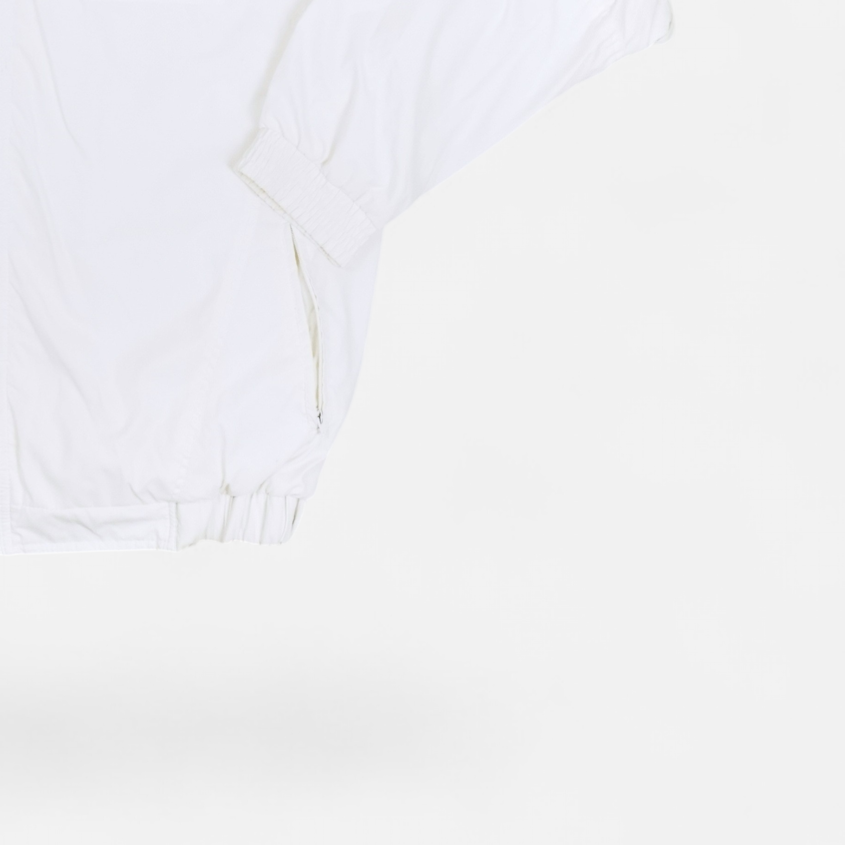 Vintage Adidas White Trackjacket (L)