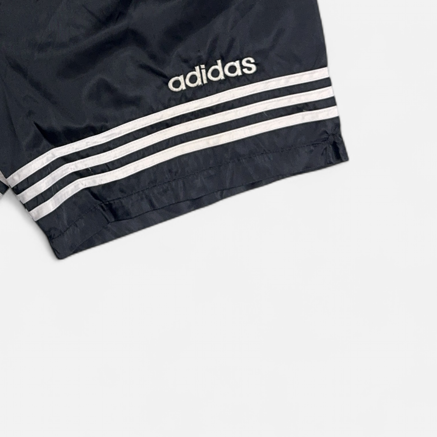 Vintage Adidas Black Shorts (M) detail