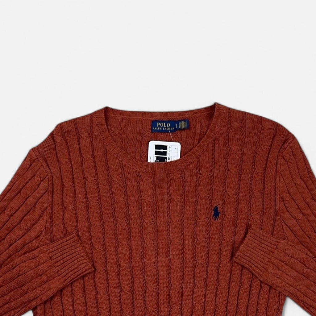 Vintage Polo Ralph Lauren Red Knit Jumper (L)