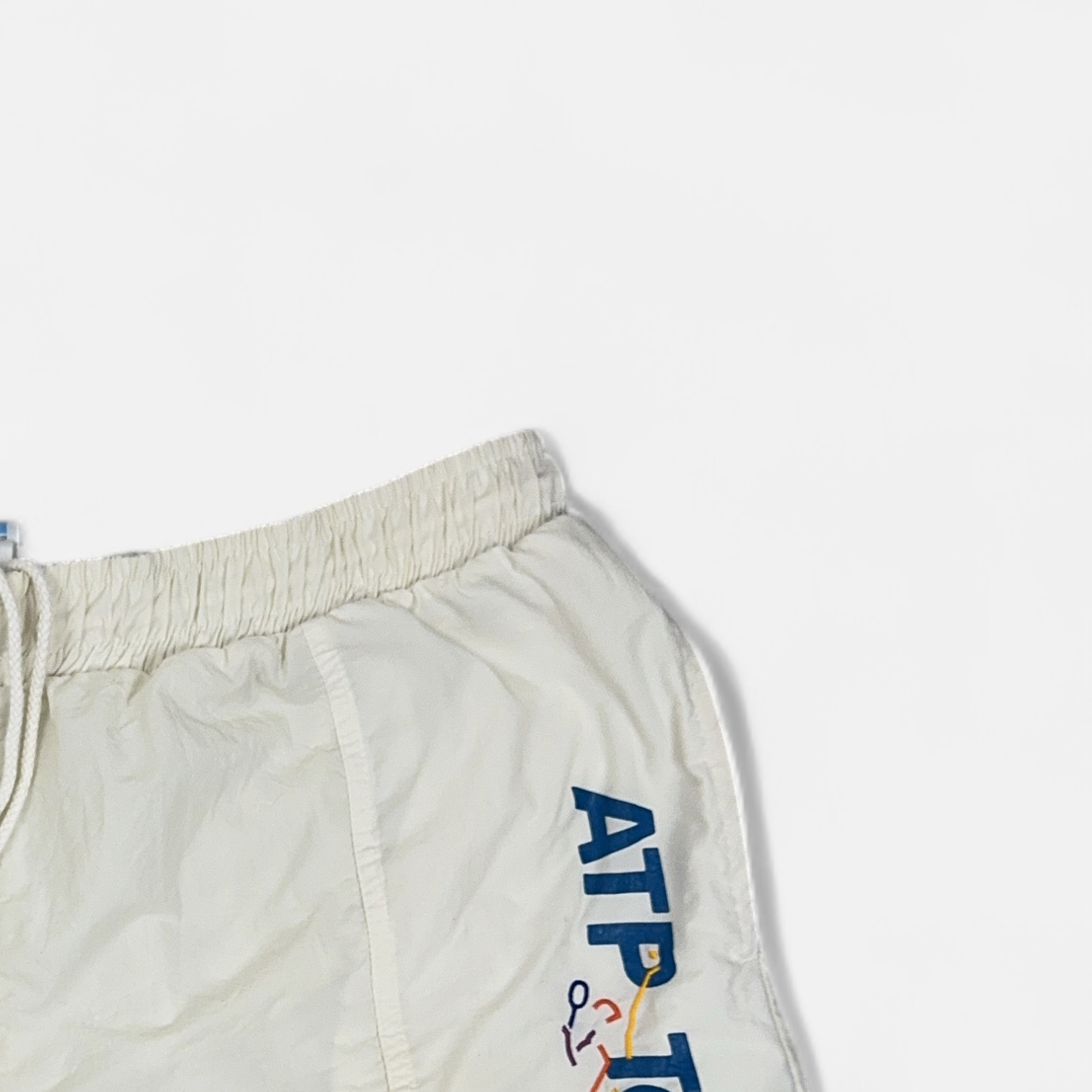 Vintage Adidas White Shorts (L) detail