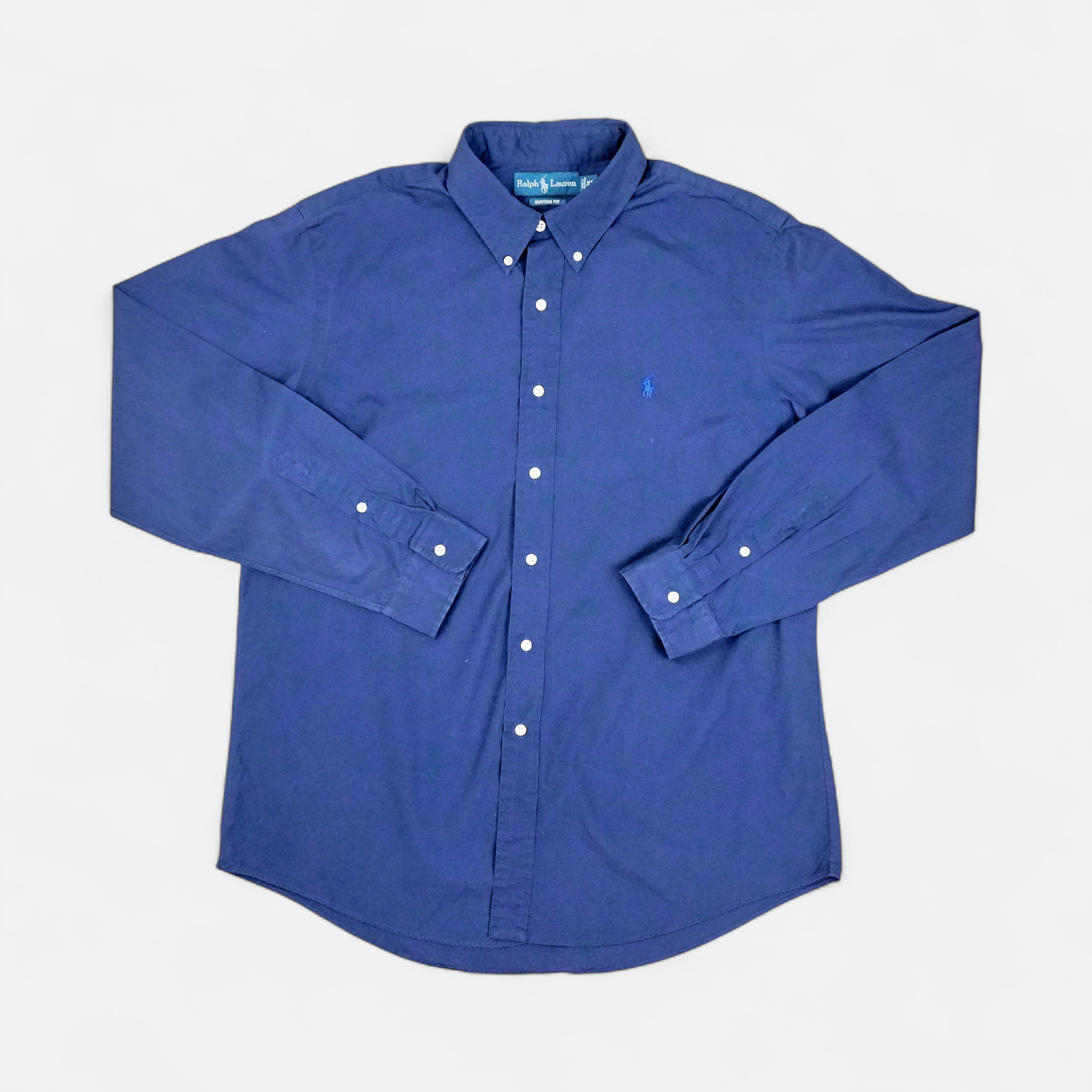 Vintage Ralph Lauren Blue Shirt (XL)