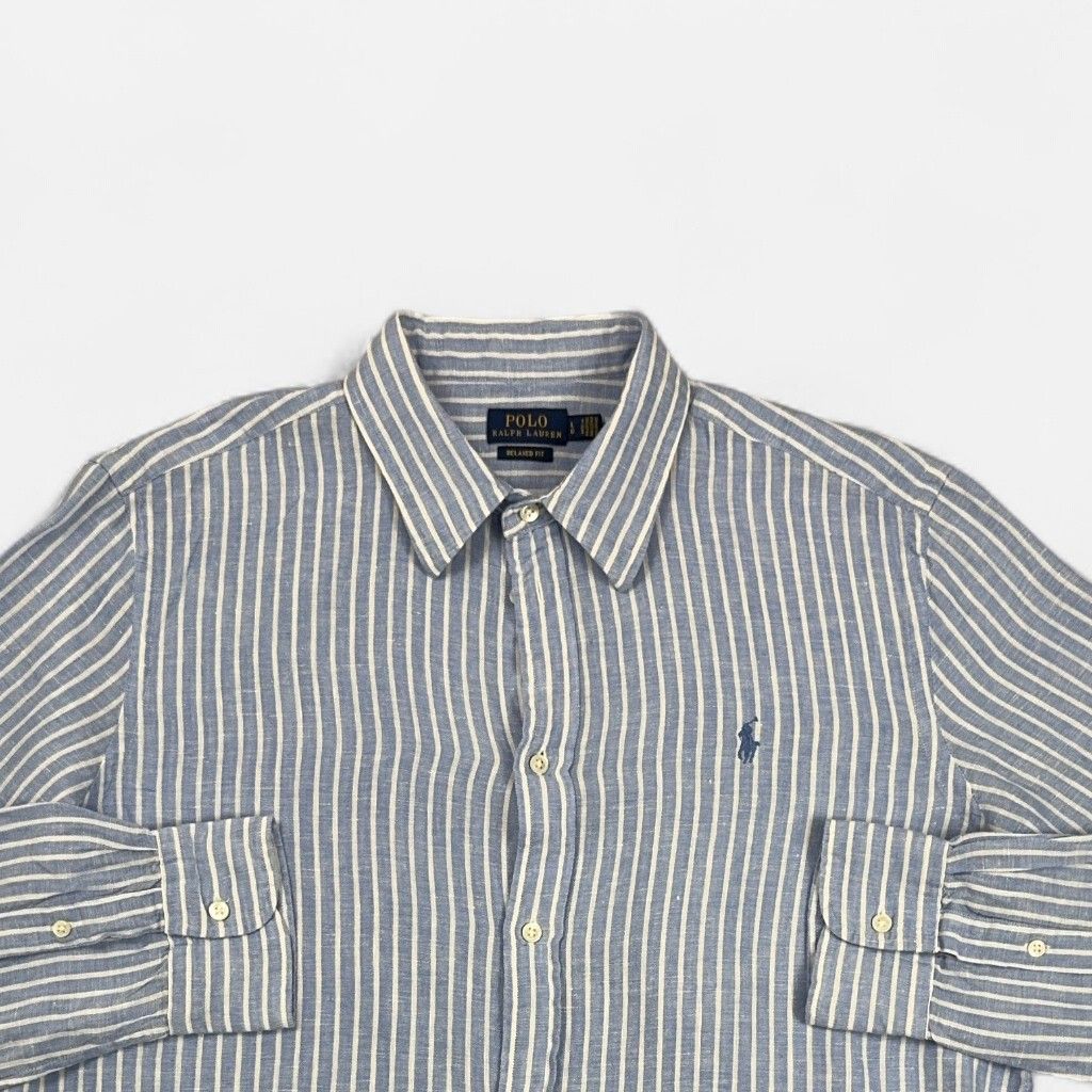 Vintage Polo Ralph Lauren Blue Shirt (L)