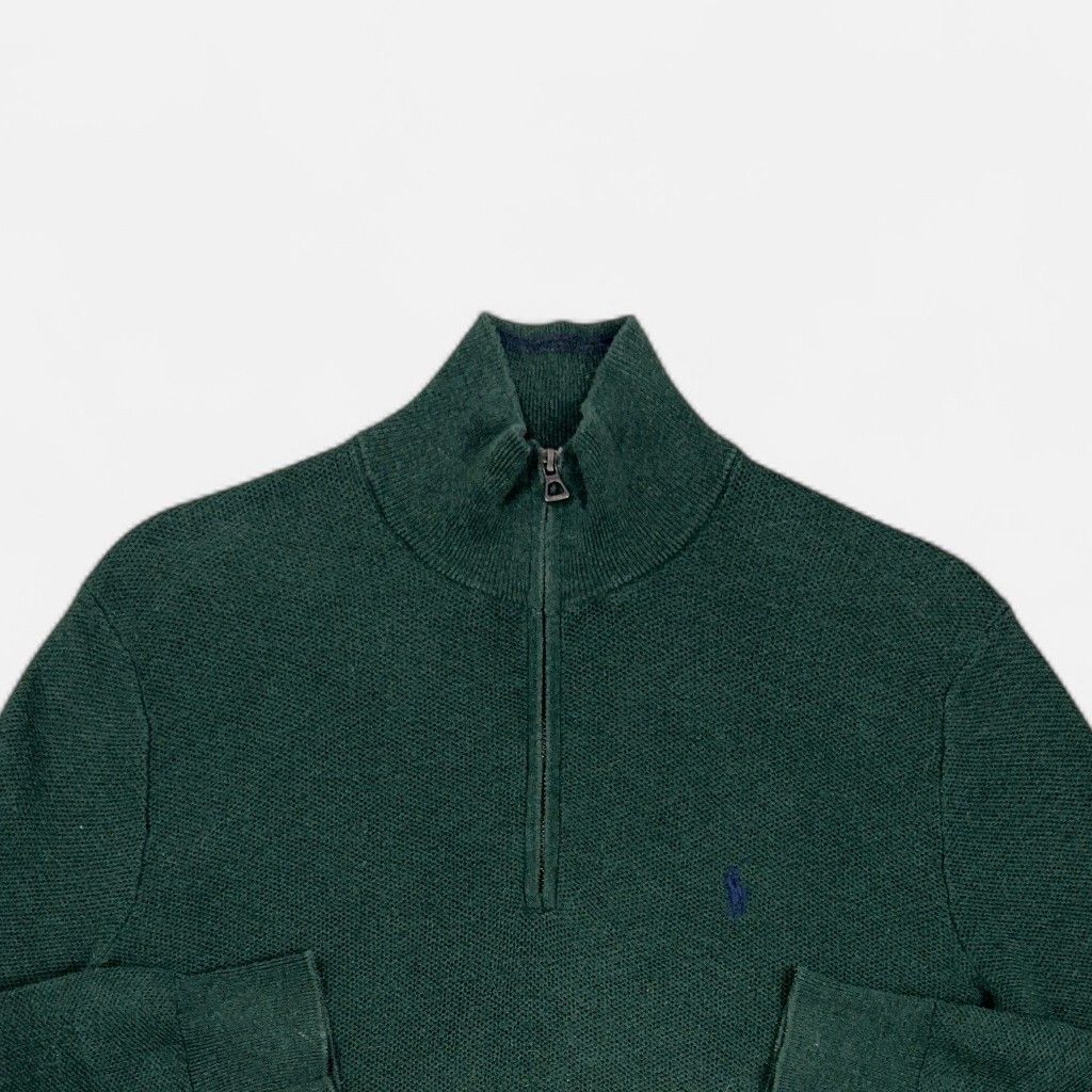 Vintage Polo Ralph Lauren Green 1/4 Zip (XS)