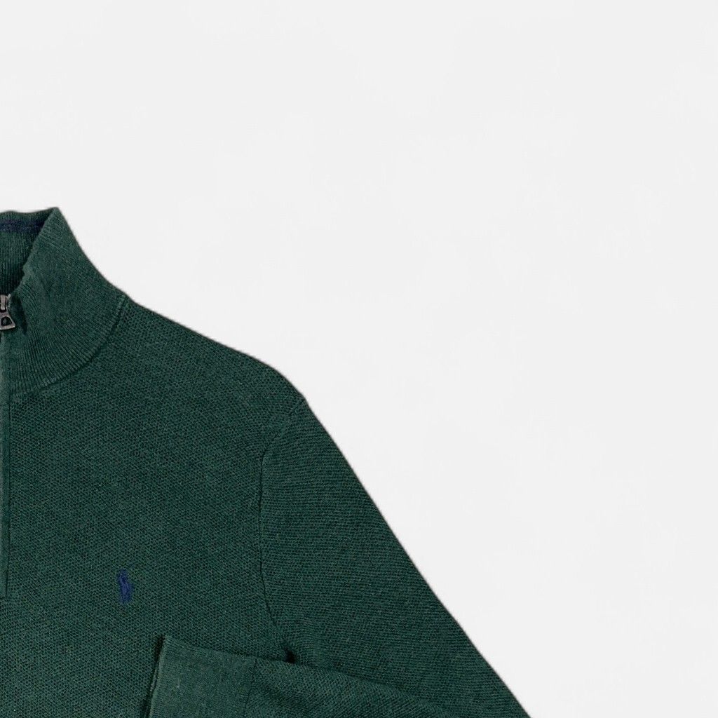 Vintage Polo Ralph Lauren Green 1/4 Zip (XS)