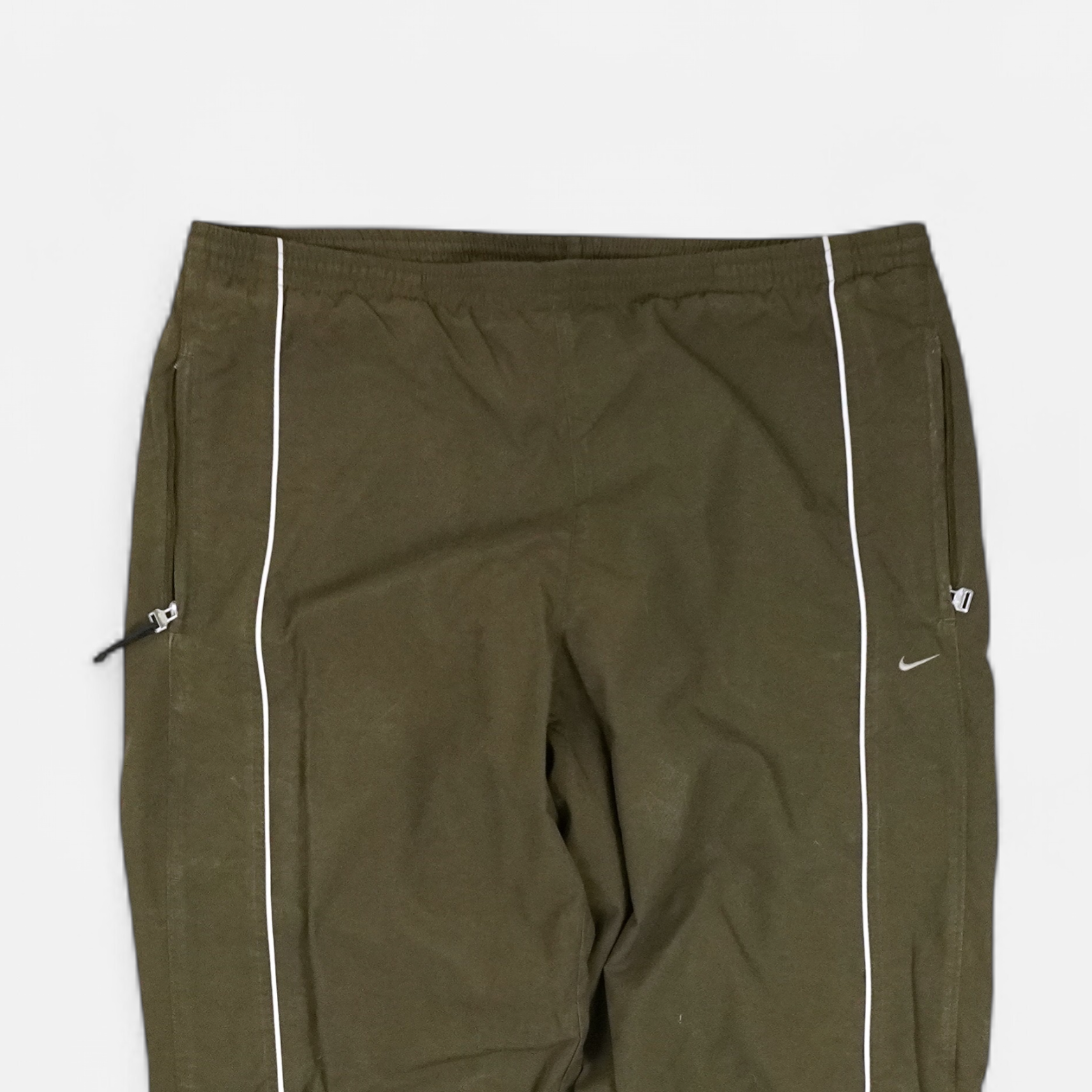 Vintage Nike Green Tracksuit Bottoms (M)