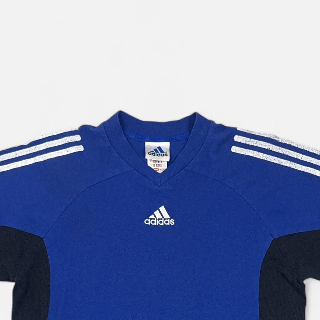 Vintage Adidas Blue T-Shirt (L)