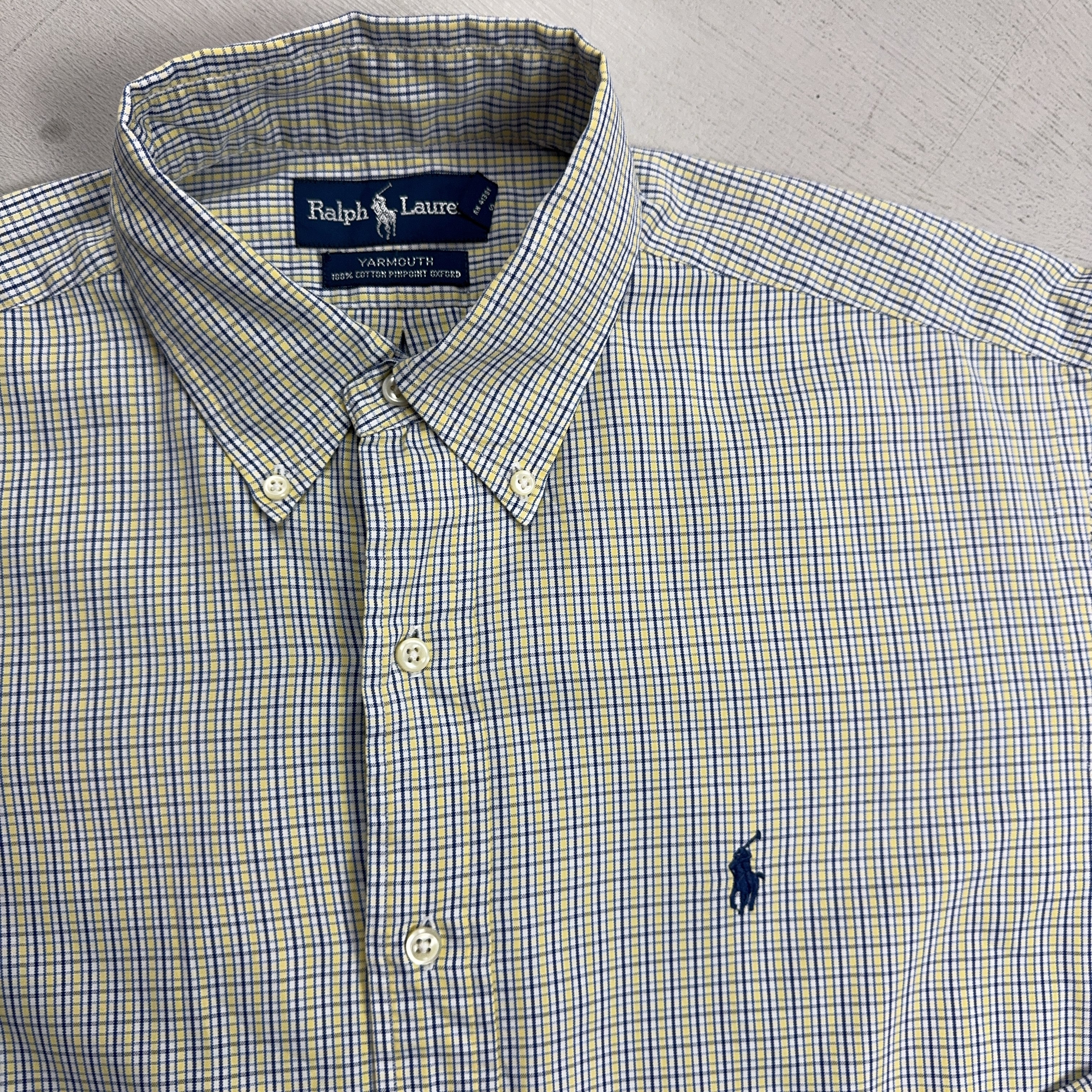 Vintage Ralph Lauren Blue Shirt (M)