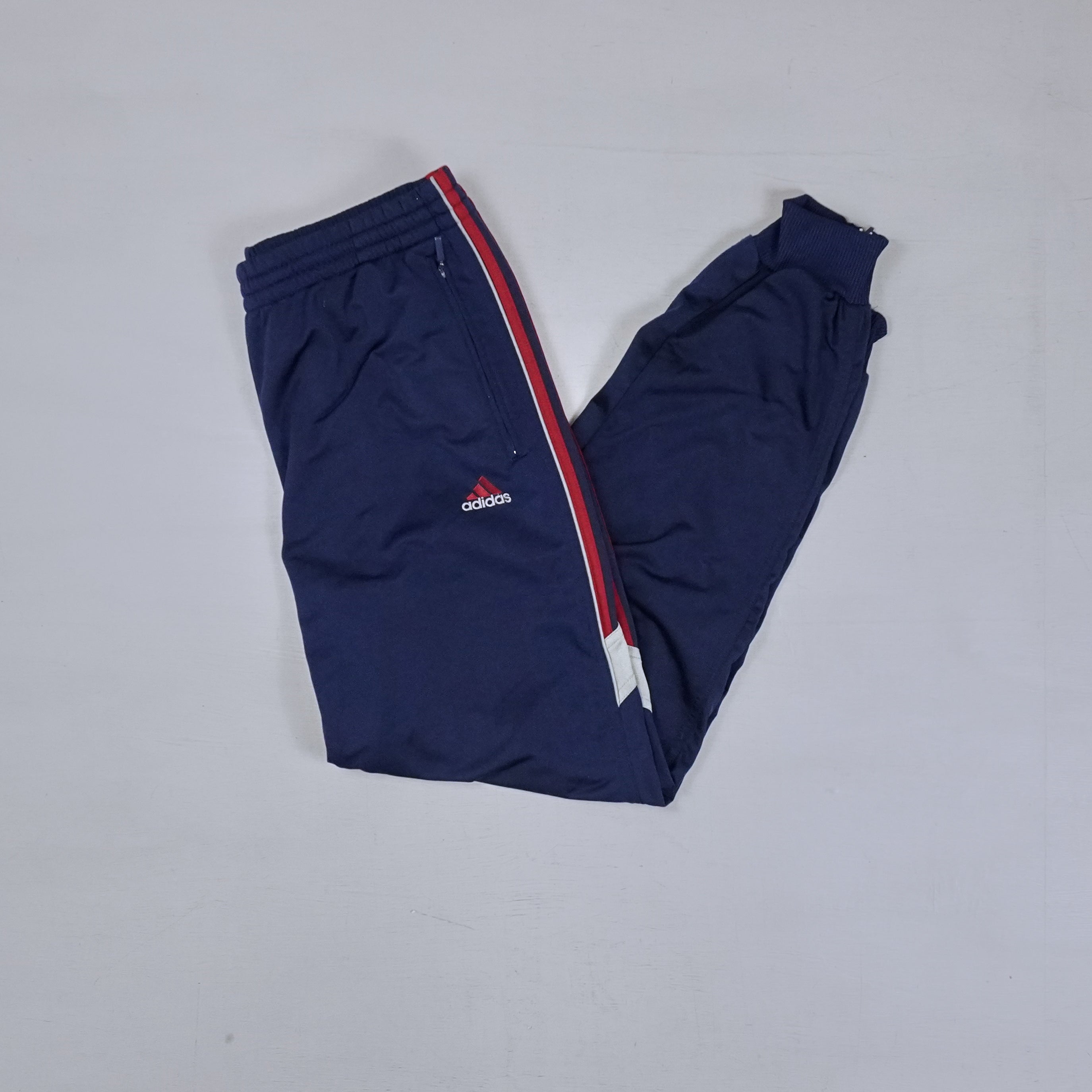 Vintage Adidas Blue Tracksuit Bottoms (L)