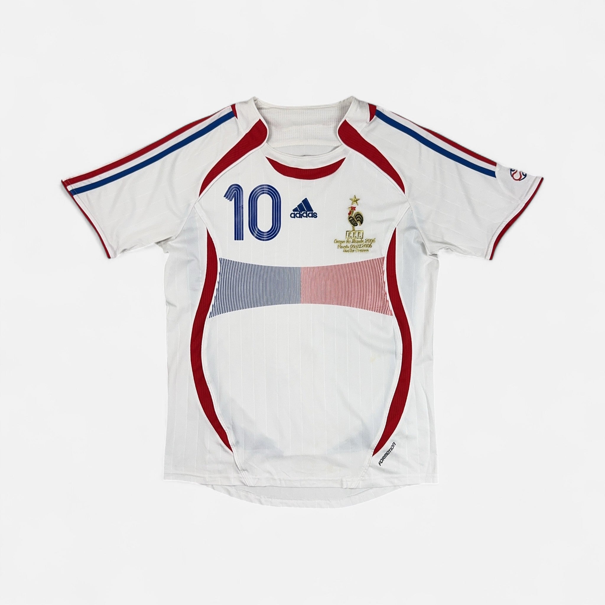 France Zinedine Zidane 2006 Adidas Home Jersey (M)
