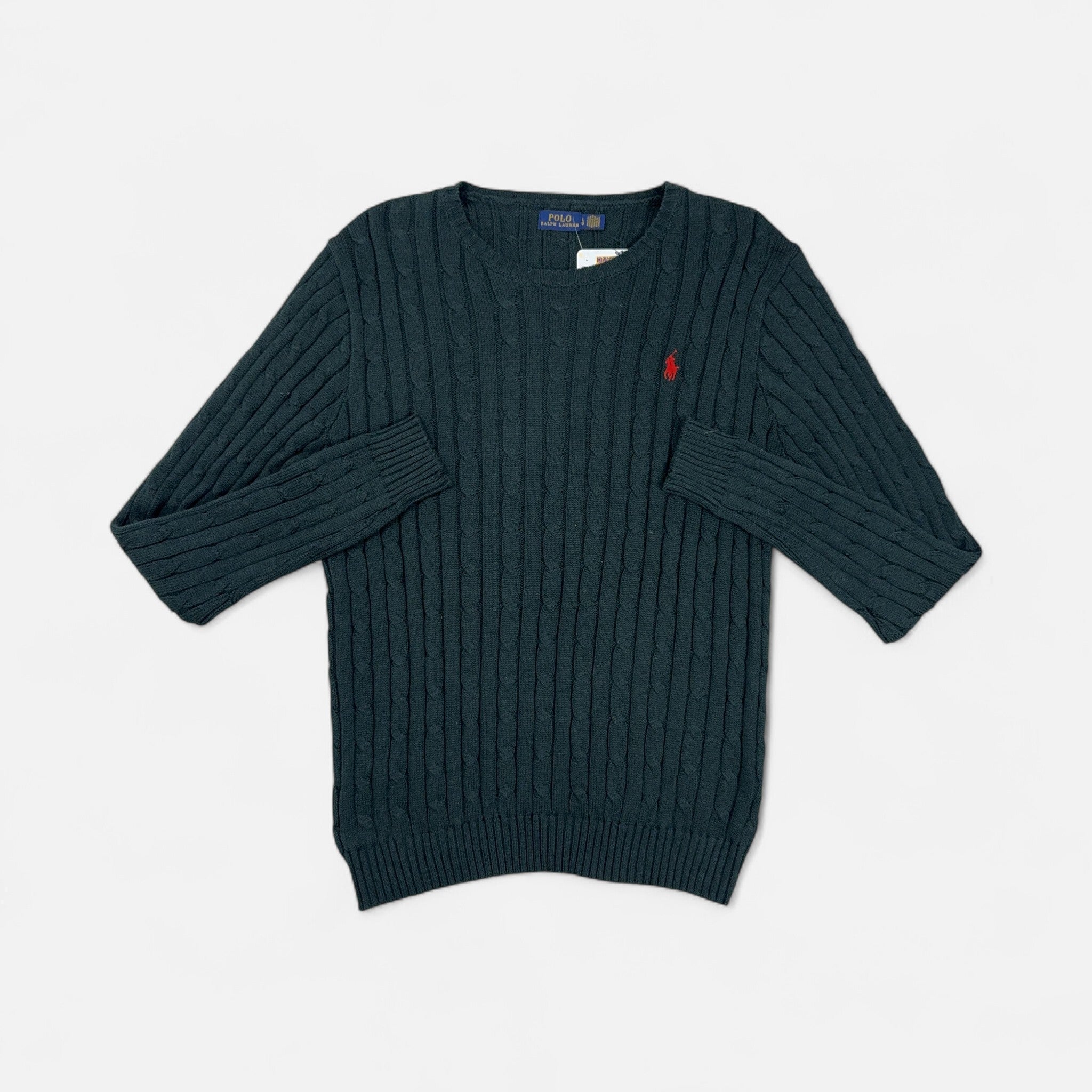 Vintage Polo Ralph Lauren Green Knit Jumper (L)