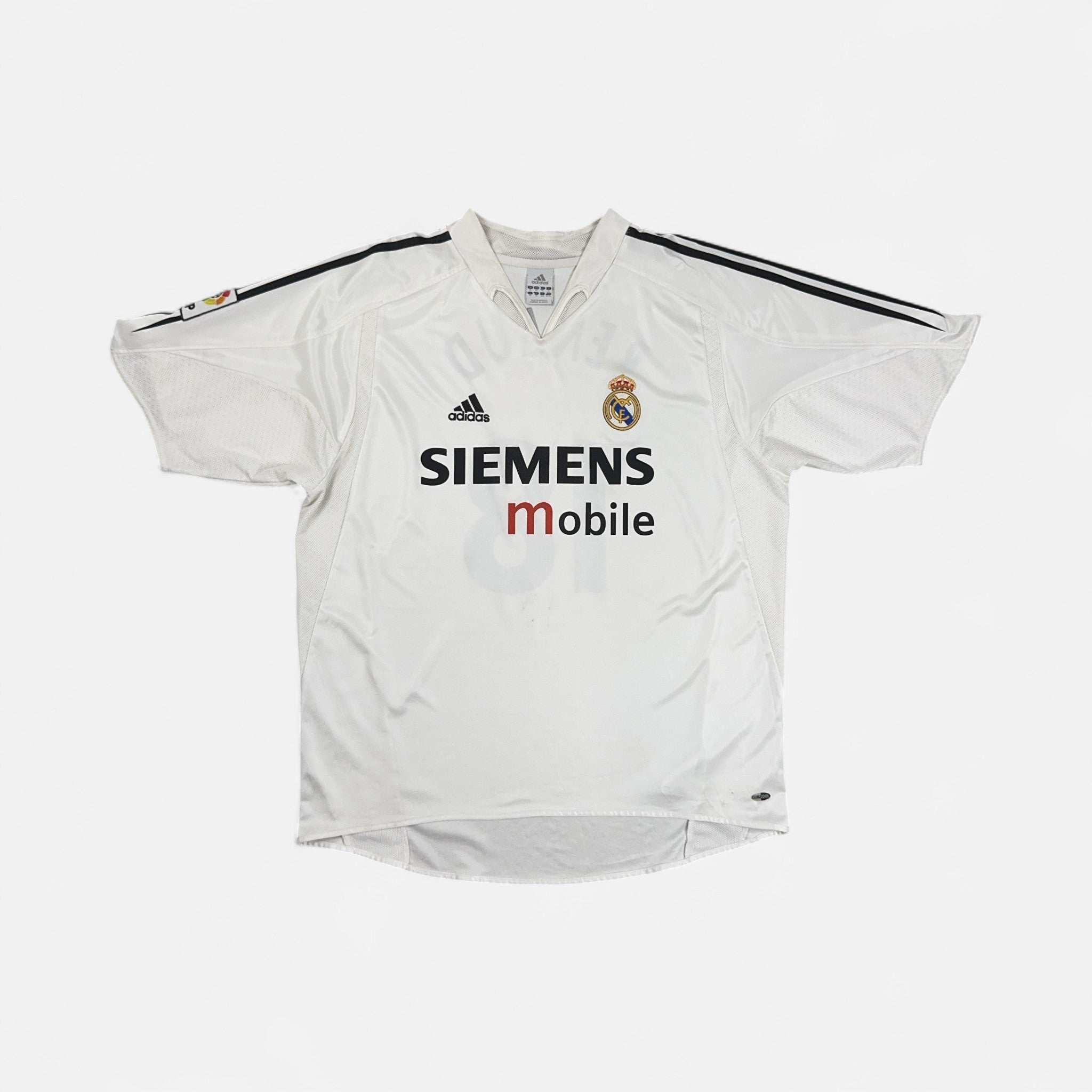 Real Madrid Renaud 2003/04 Adidas Home Jersey (XL)