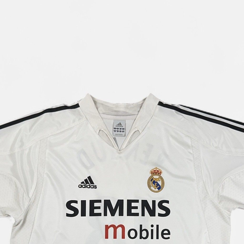 Real Madrid Renaud 2003/04 Adidas Home Jersey (XL)