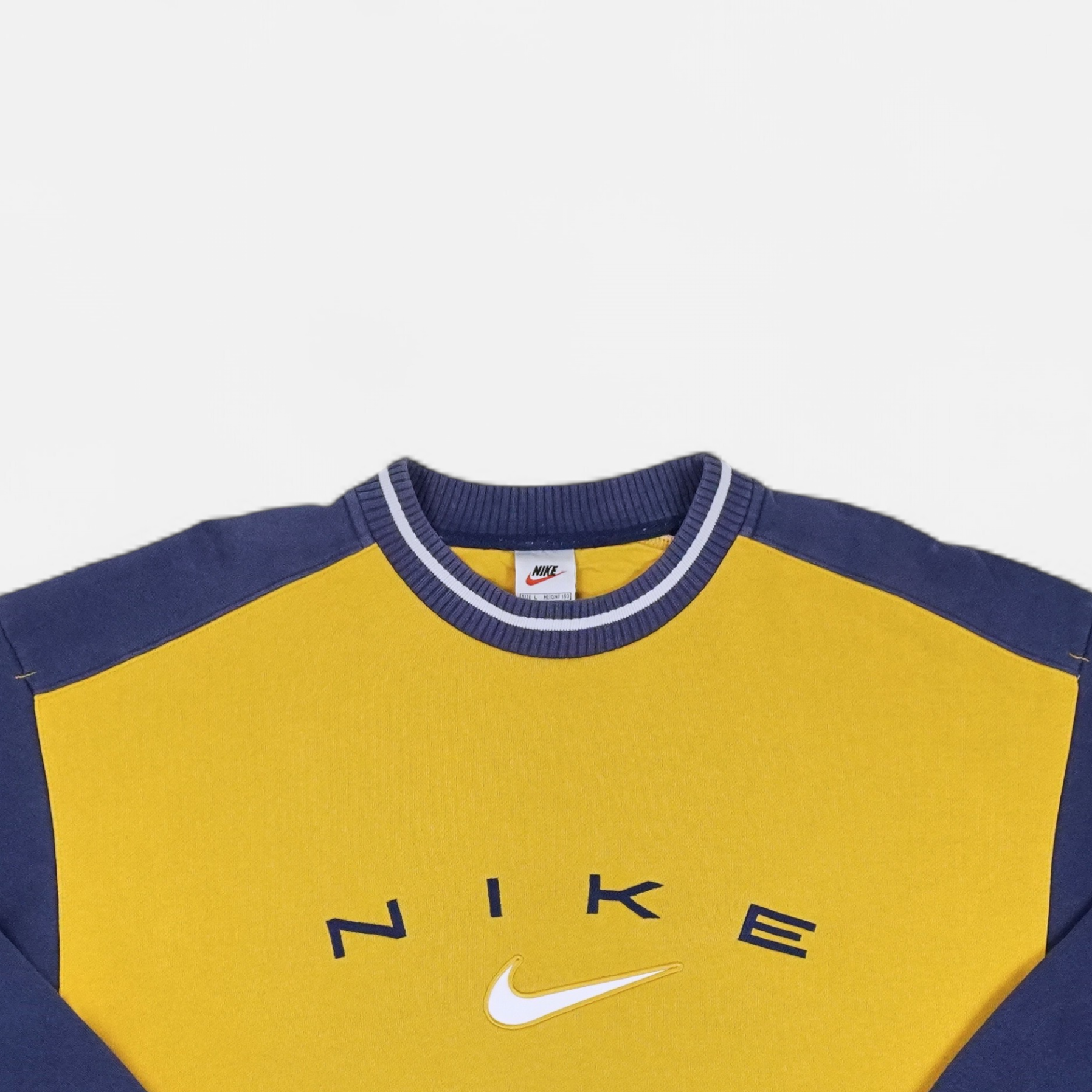 Vintage Nike Yellow Sweatshirt (L)