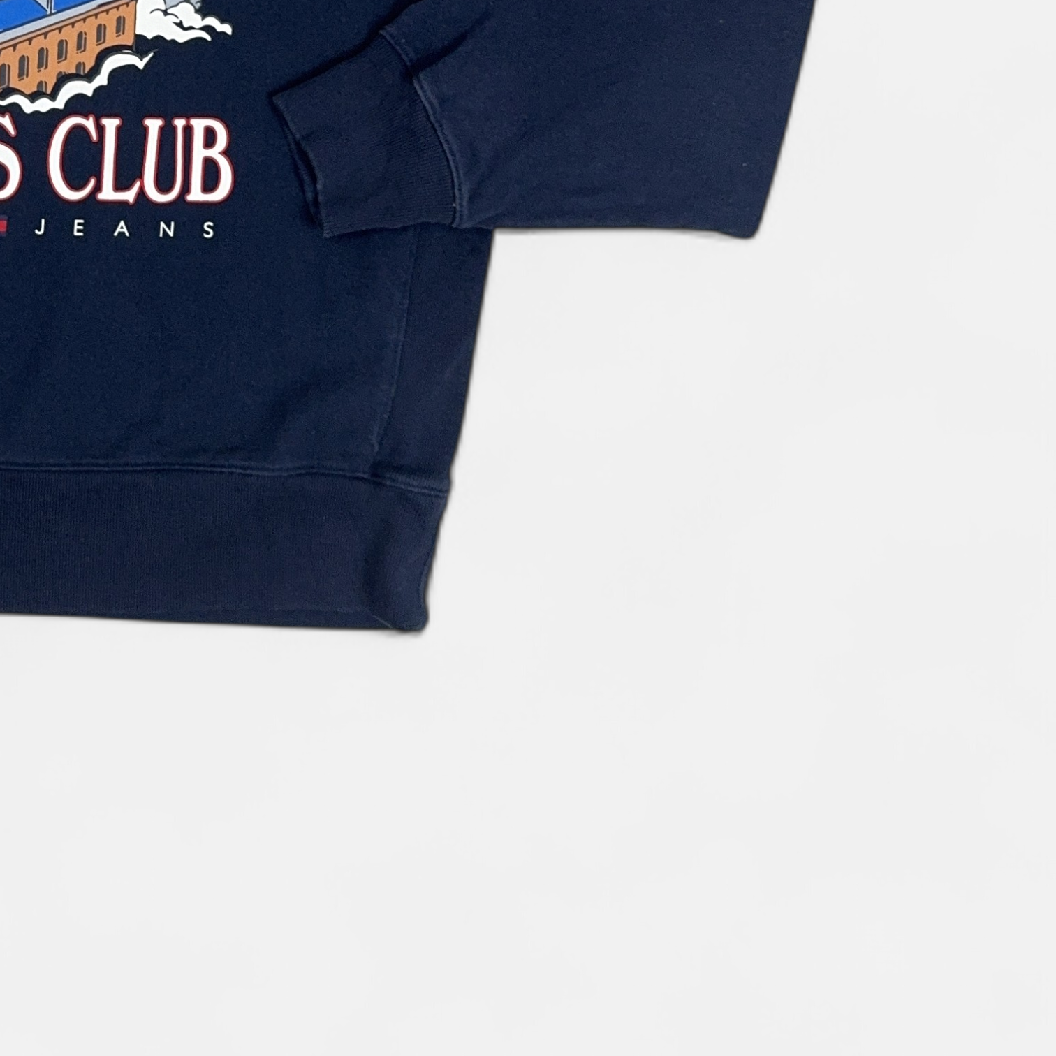 Vintage Tommy Jeans Blue Sweatshirt (M) detail