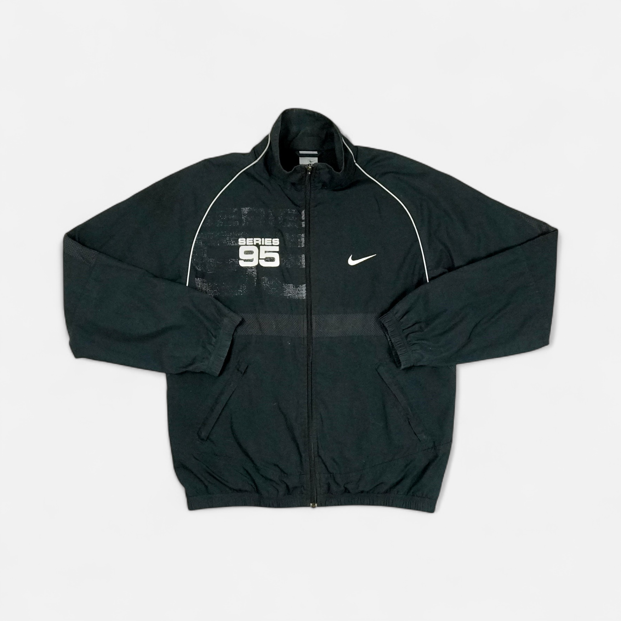 Vintage Nike Black Trackjacket (S)