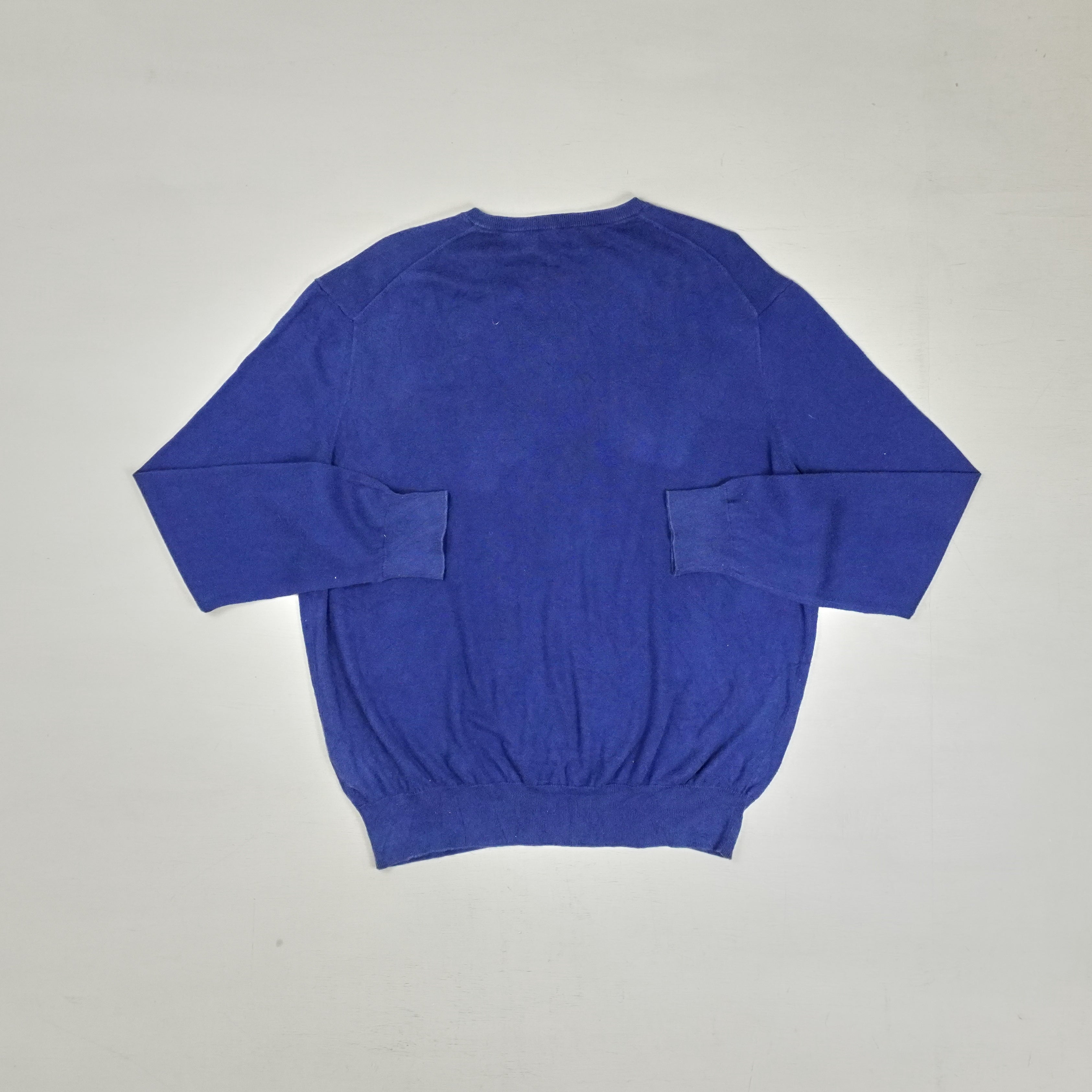Vintage Polo Ralph Lauren Blue Knit Jumper (L)