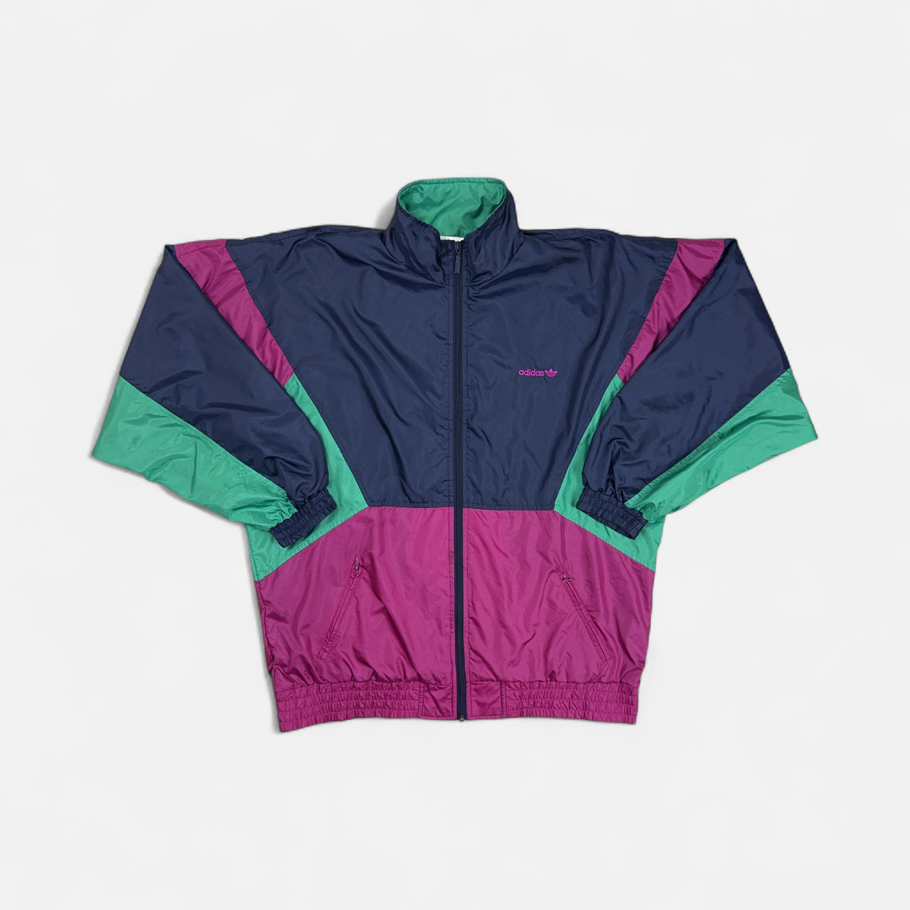 Vintage Adidas Multicoloured Trackjacket (XXL)