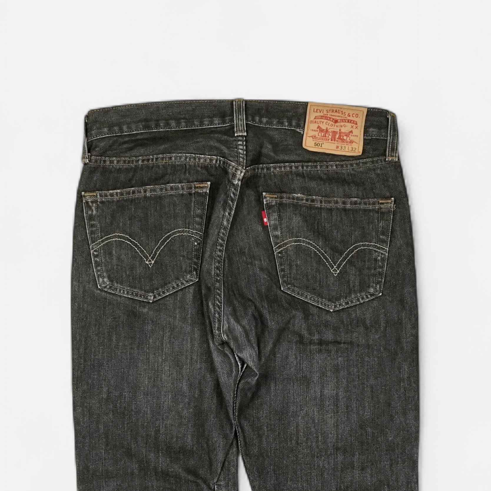 Vintage Levi's Grey Jeans (W33 L32)