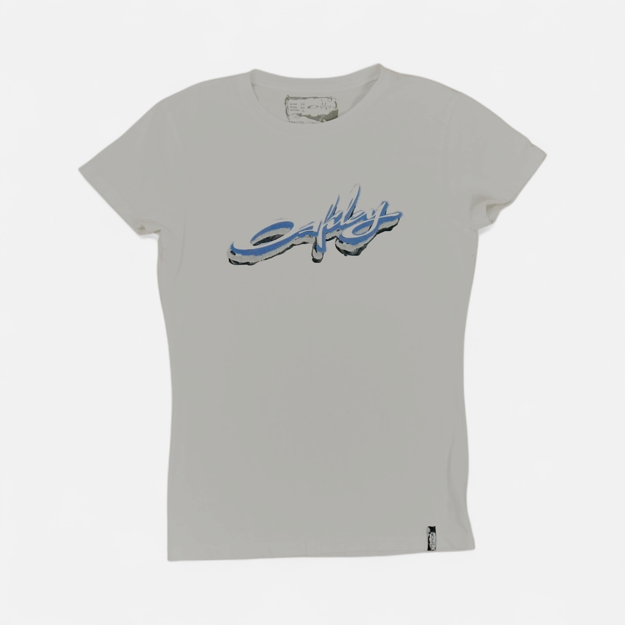 Vintage Oakley White T-shirt Womans (XS)