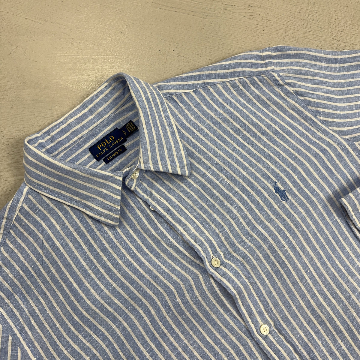 Vintage Polo Ralph Lauren Blue Shirt (L)