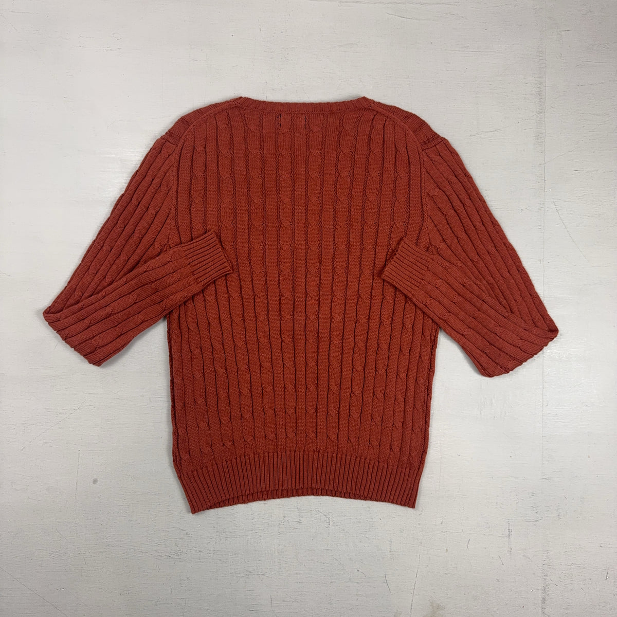 Vintage Polo Ralph Lauren Brown Knit Jumper (M)