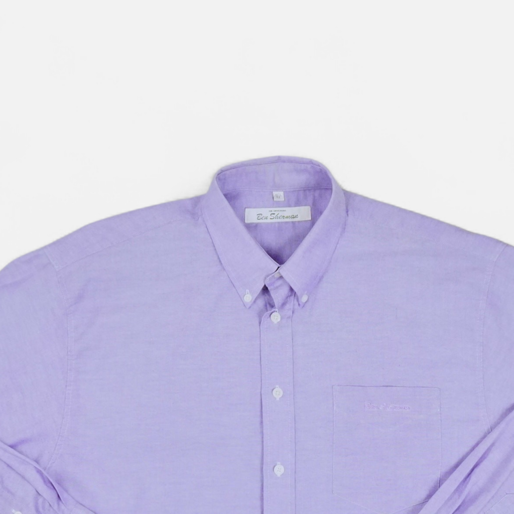 Vintage Ben Sherman Purple Shirt (L)