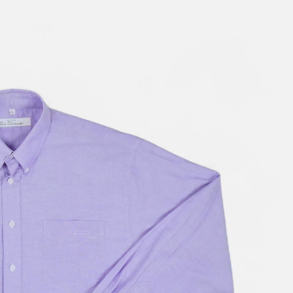 Vintage Ben Sherman Purple Shirt (L)