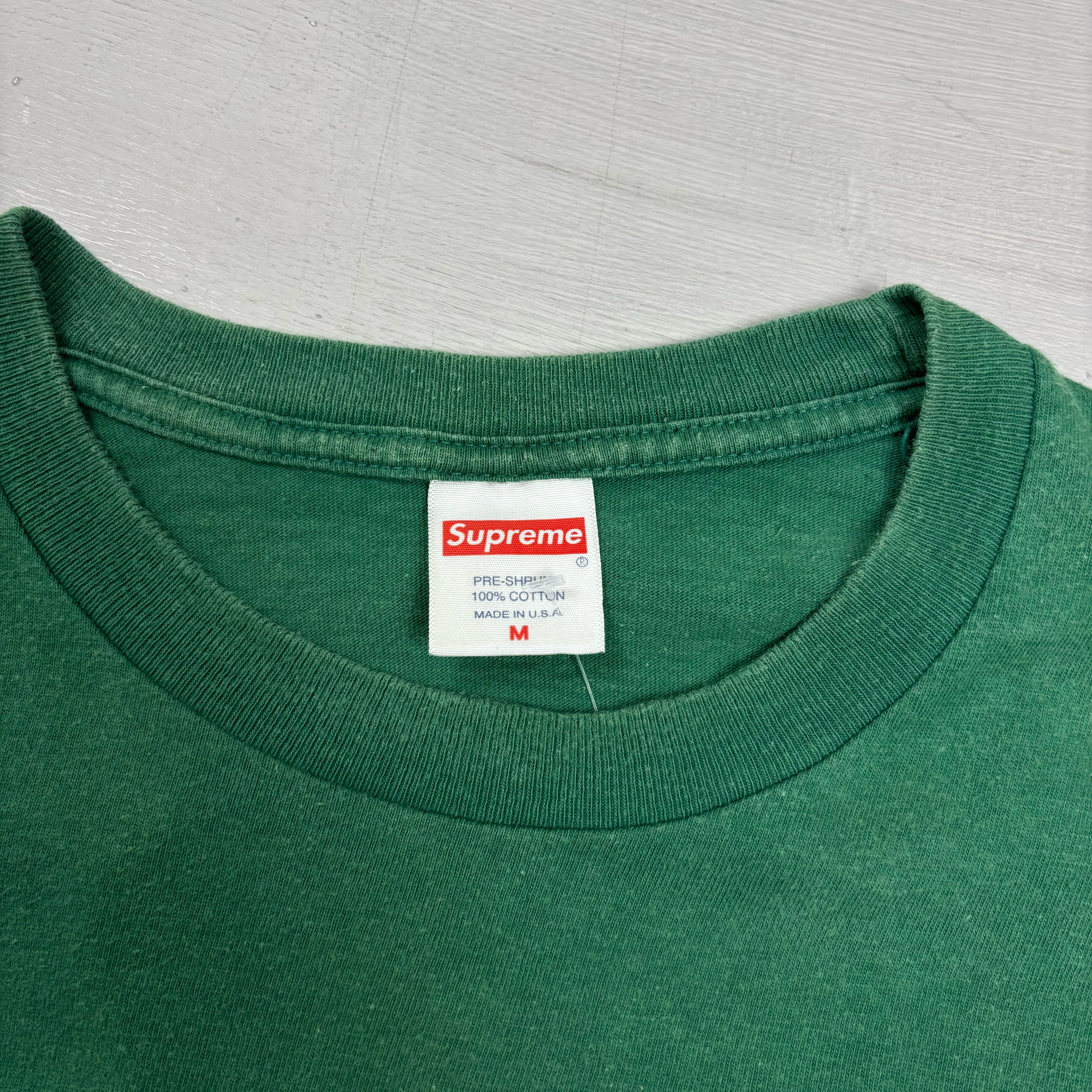 Vintage Supreme Green T-shirt (M)