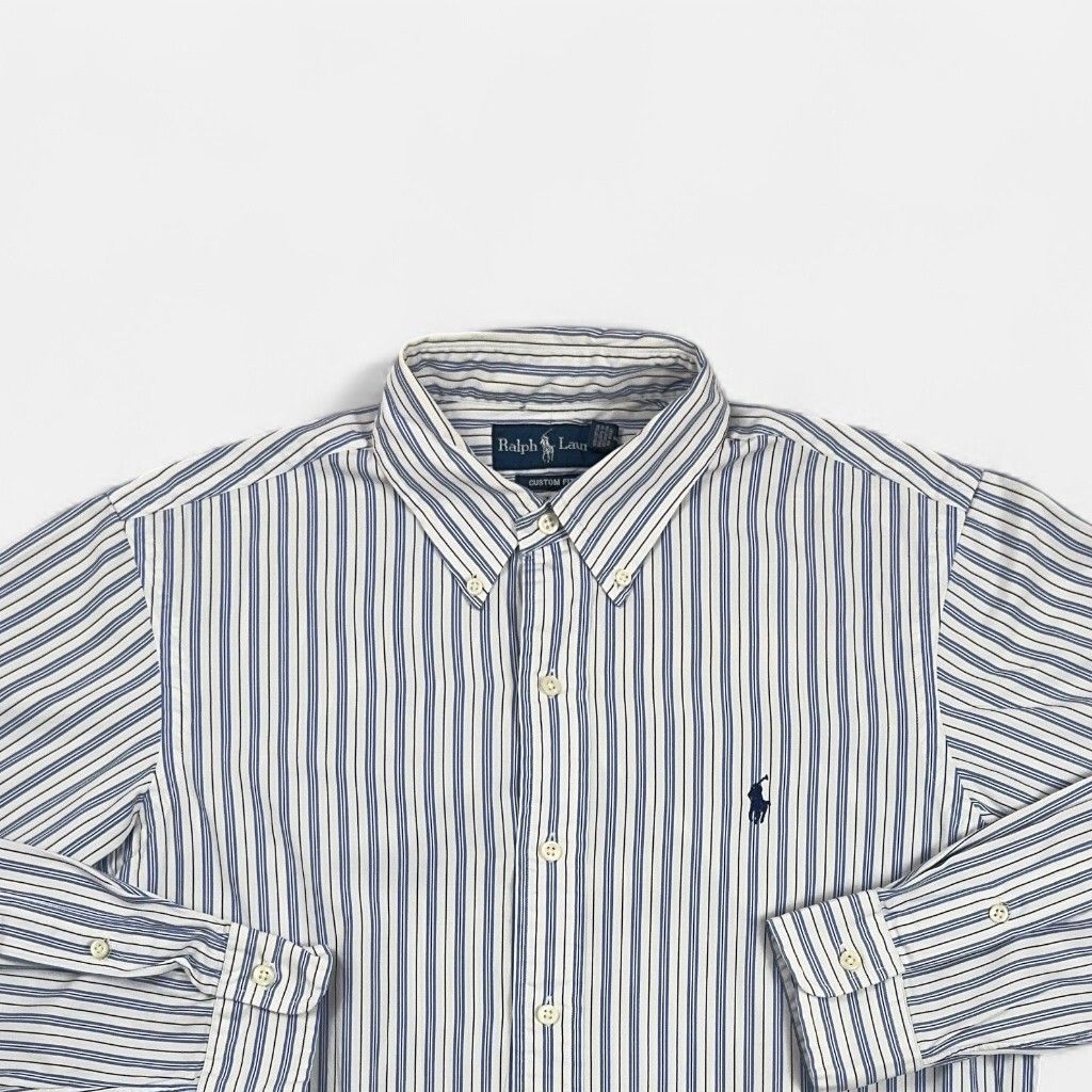 Vintage Ralph Lauren Blue Shirt (M)