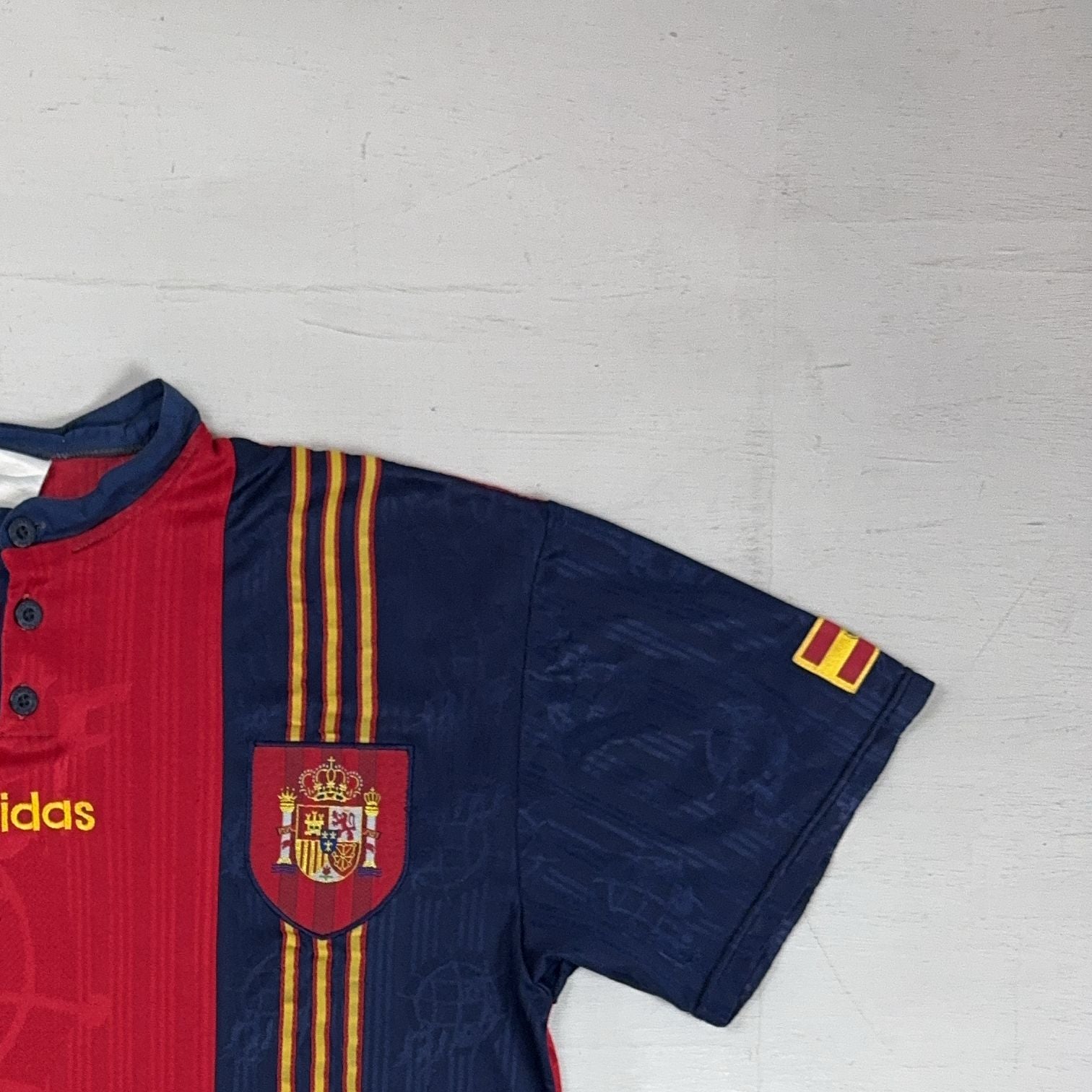 Spain 1996/98 Adidas Home Jersey (L)