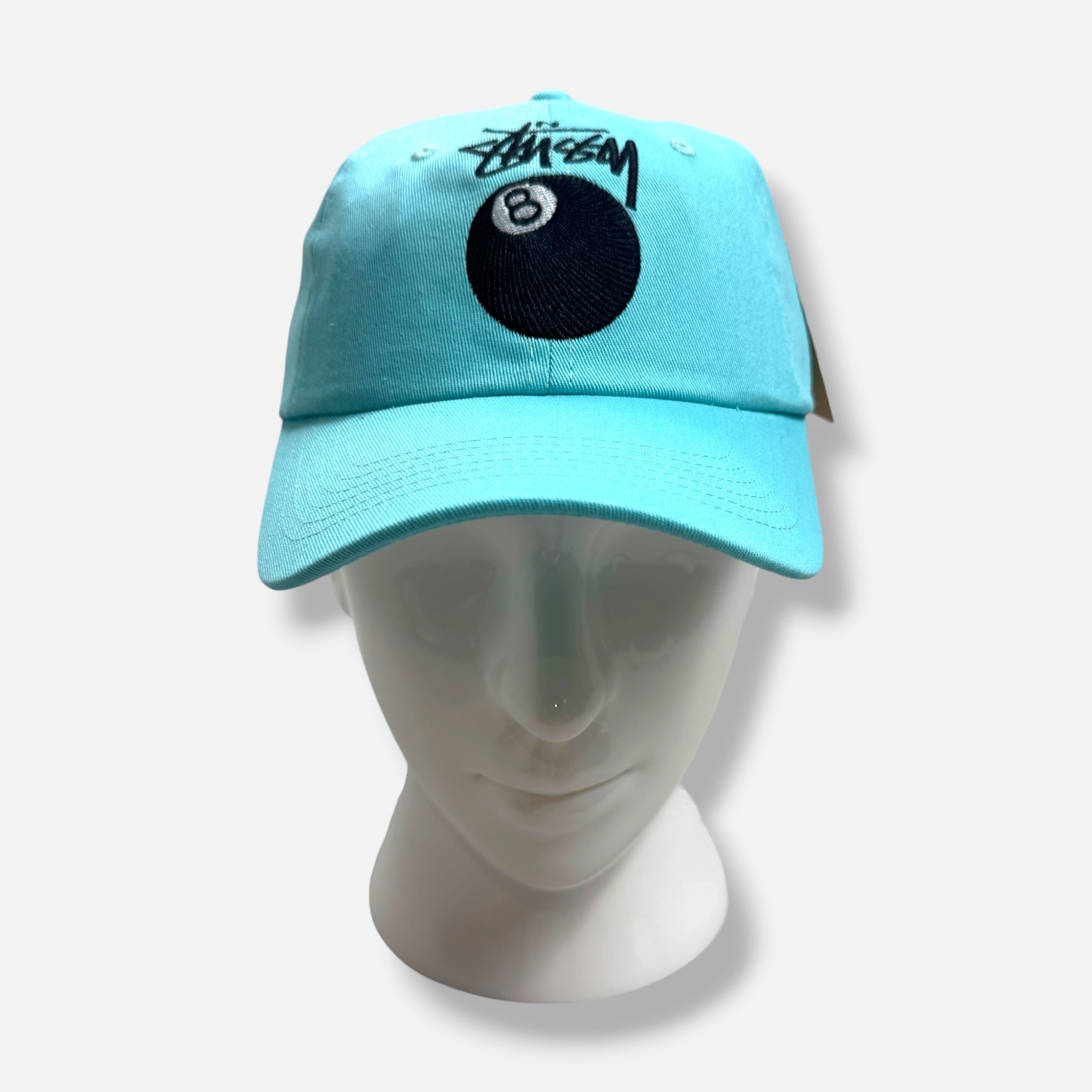 Stussy Light Blue 8 Ball Cap