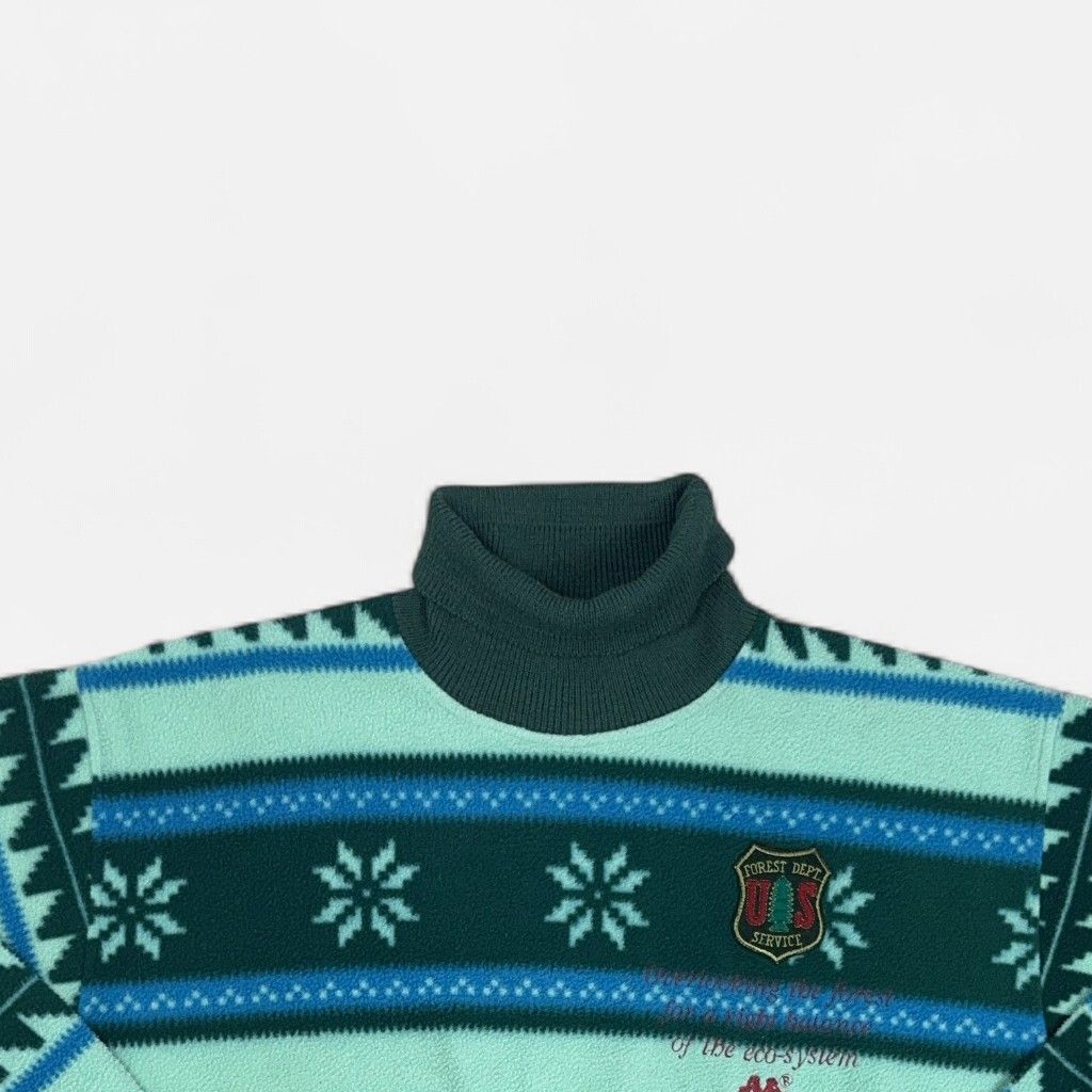 Vintage Kappa Multicoloured Knit Jumper (M)