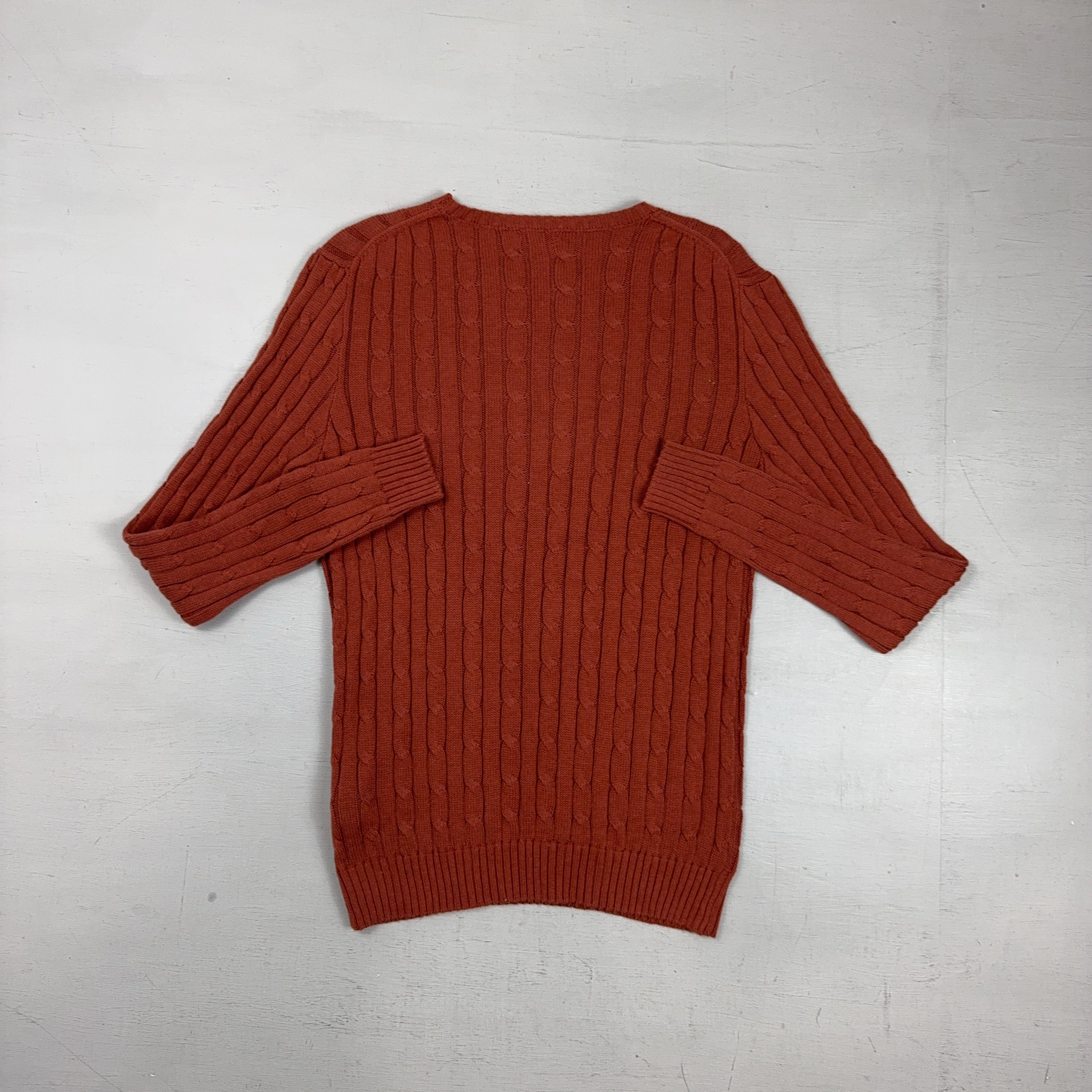 Vintage Polo Ralph Lauren Red Knit Jumper (L)