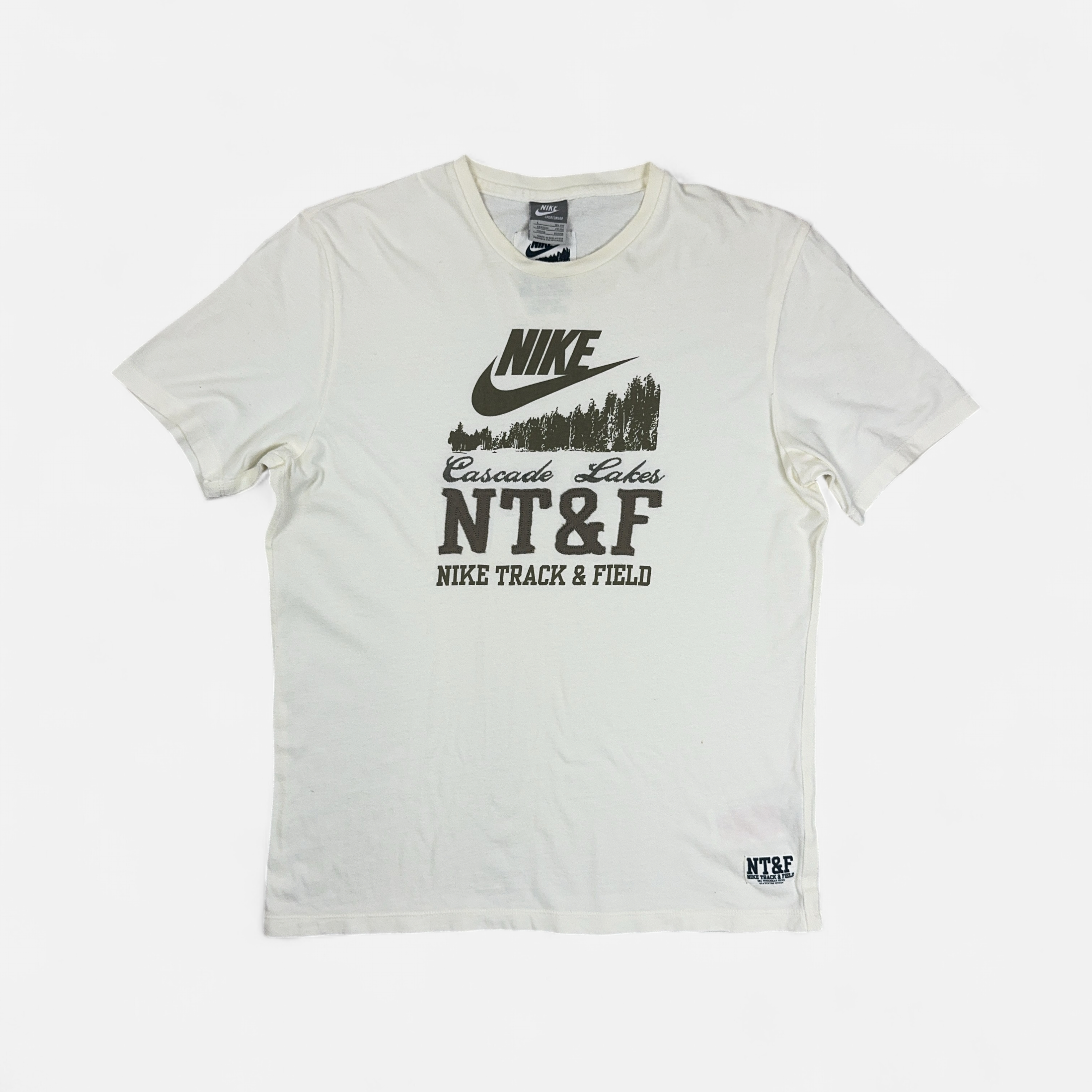 Vintage Nike White T-shirt (L)