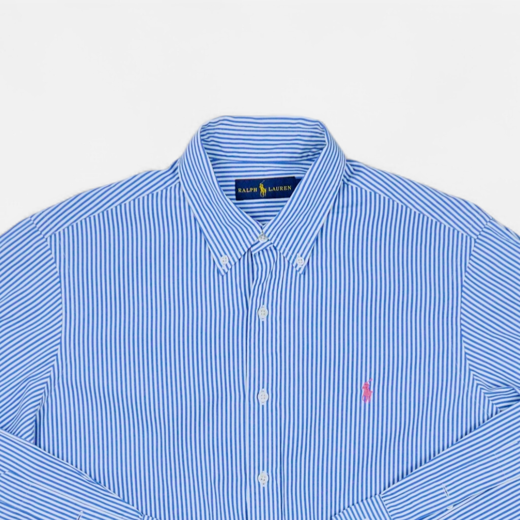Vintage Ralph Lauren Blue Shirt (L)