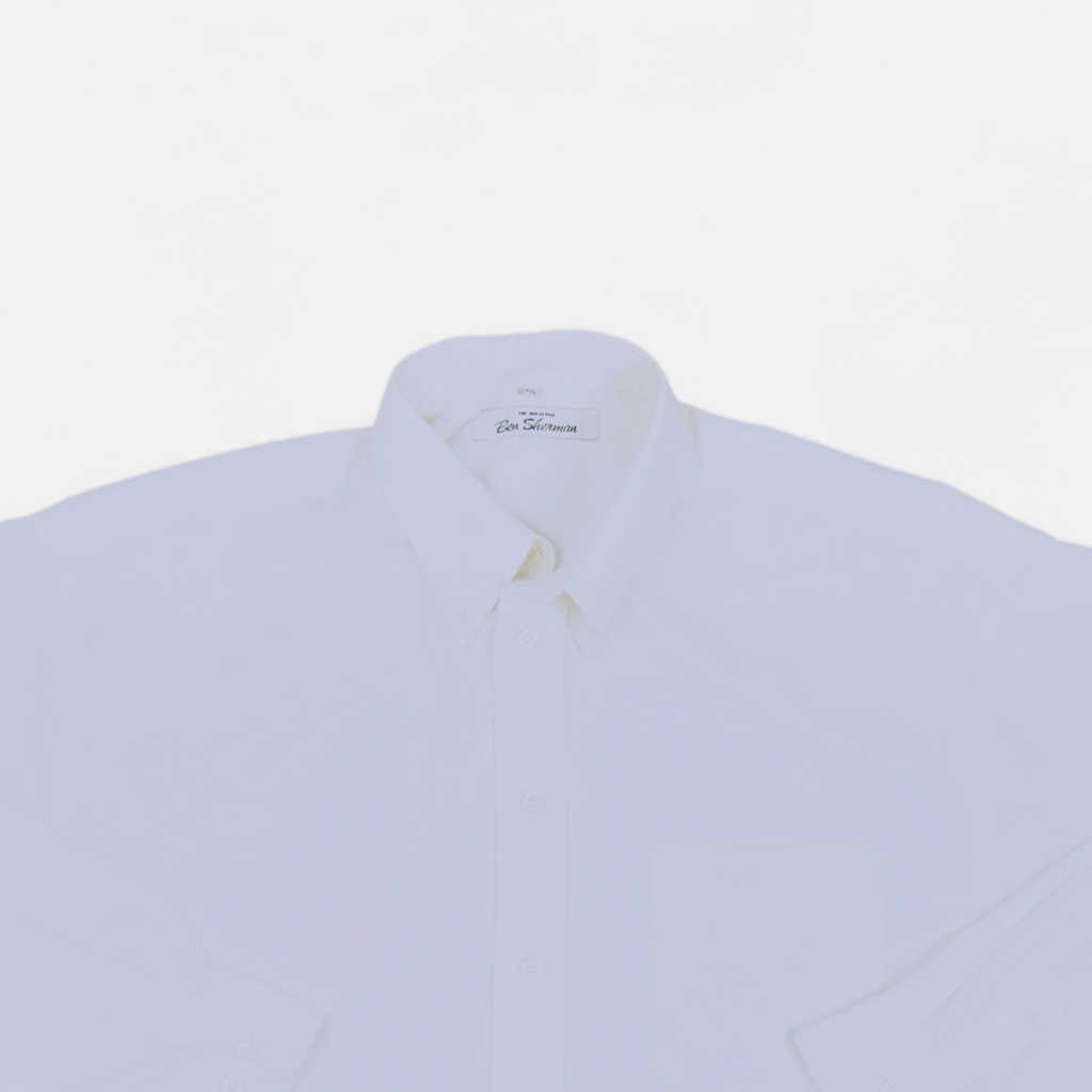 Vintage Ben Sherman White Shirt (XL)