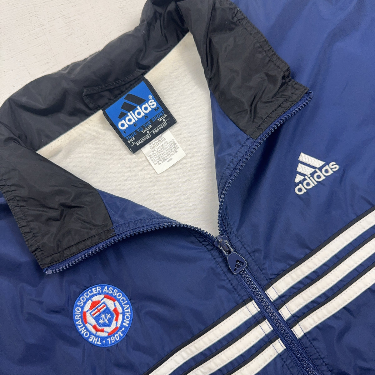 Vintage Adidas Blue Trackjacket (L)